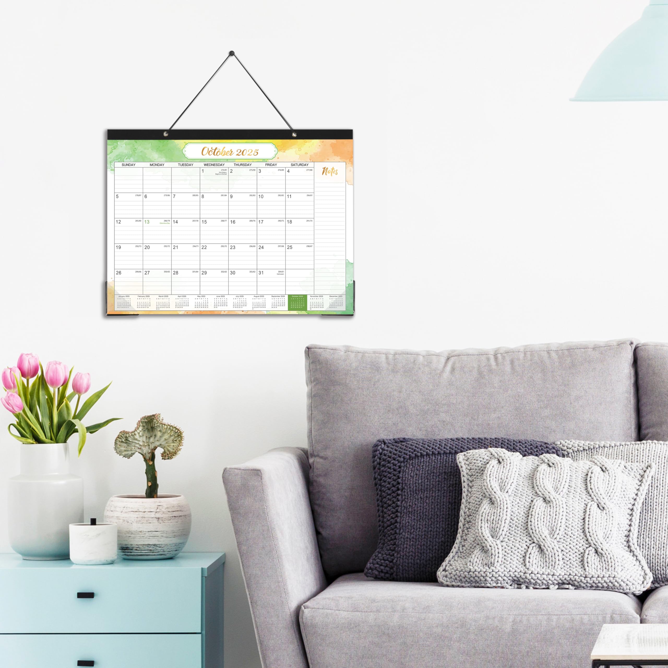 2025-2026 18-Month Desk Calendar | July 2025 - June 2026 | 14.6