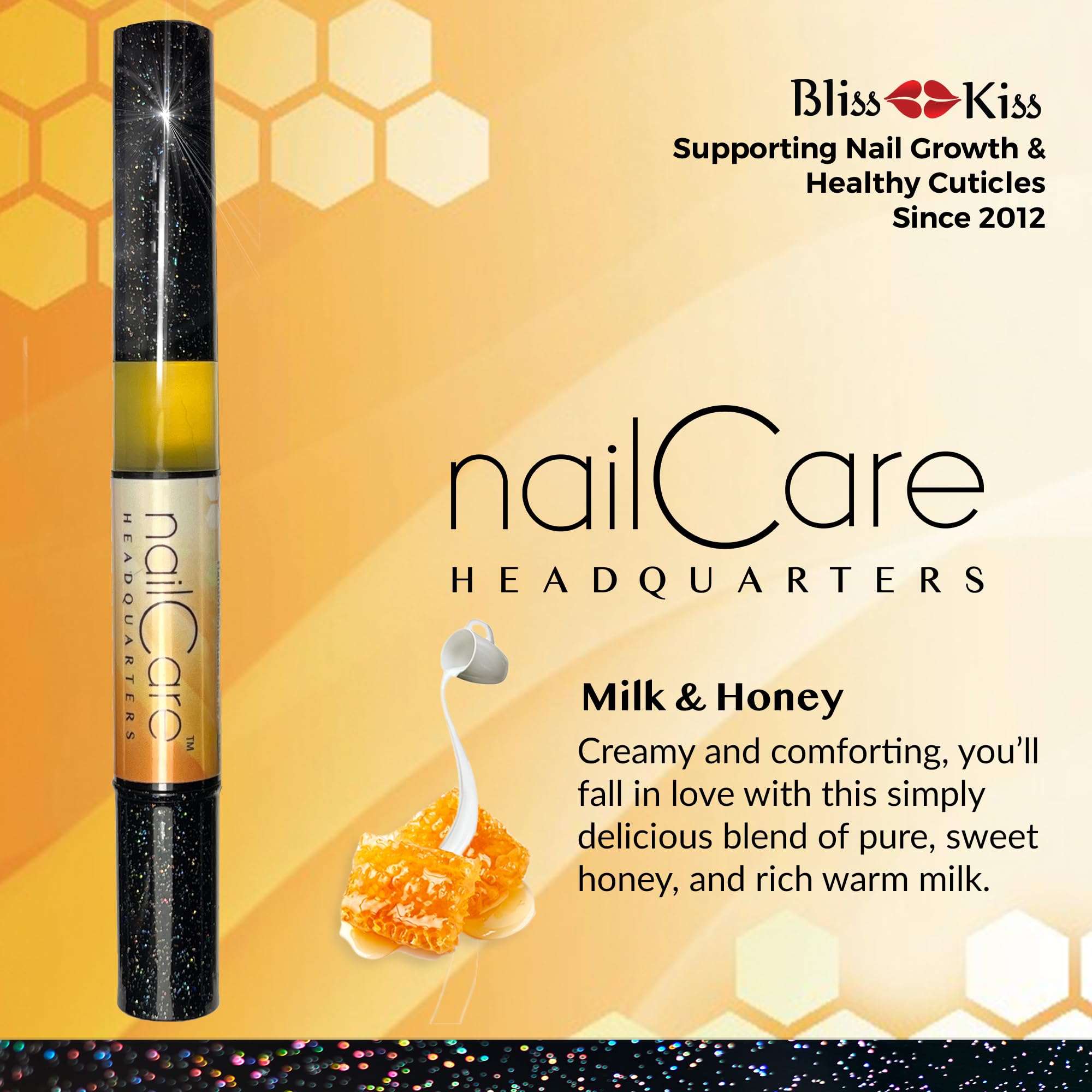 Simply Pure Cuticle Oil Pen - Nail Strengthener & Growth Serum for Damaged Nails & Hangnails with Jojoba Oil | Milk & Honey Scented | Perfect for At-Home Manicures, Salon Nail Care & Travel-Friendly Nail Treatment