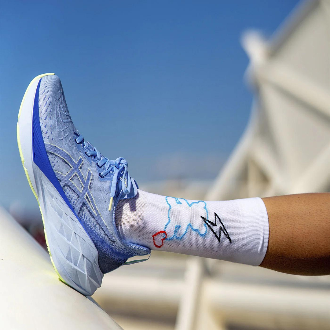 My Teddy Running Socks - Cute Teddy Bear Print Athletic Socks for Women & Men - Comfortable Workout Socks for Jogging, Gym & Everyday Wear