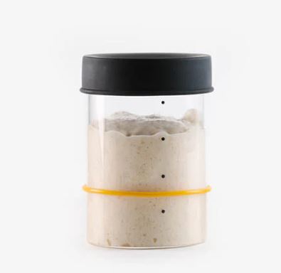 Organic Starter Jar - Glass Fermentation Jar for Homemade Kombucha, Sauerkraut & Pickles | Perfect for DIY Fermenting, Healthy Gut & Probiotic Foods