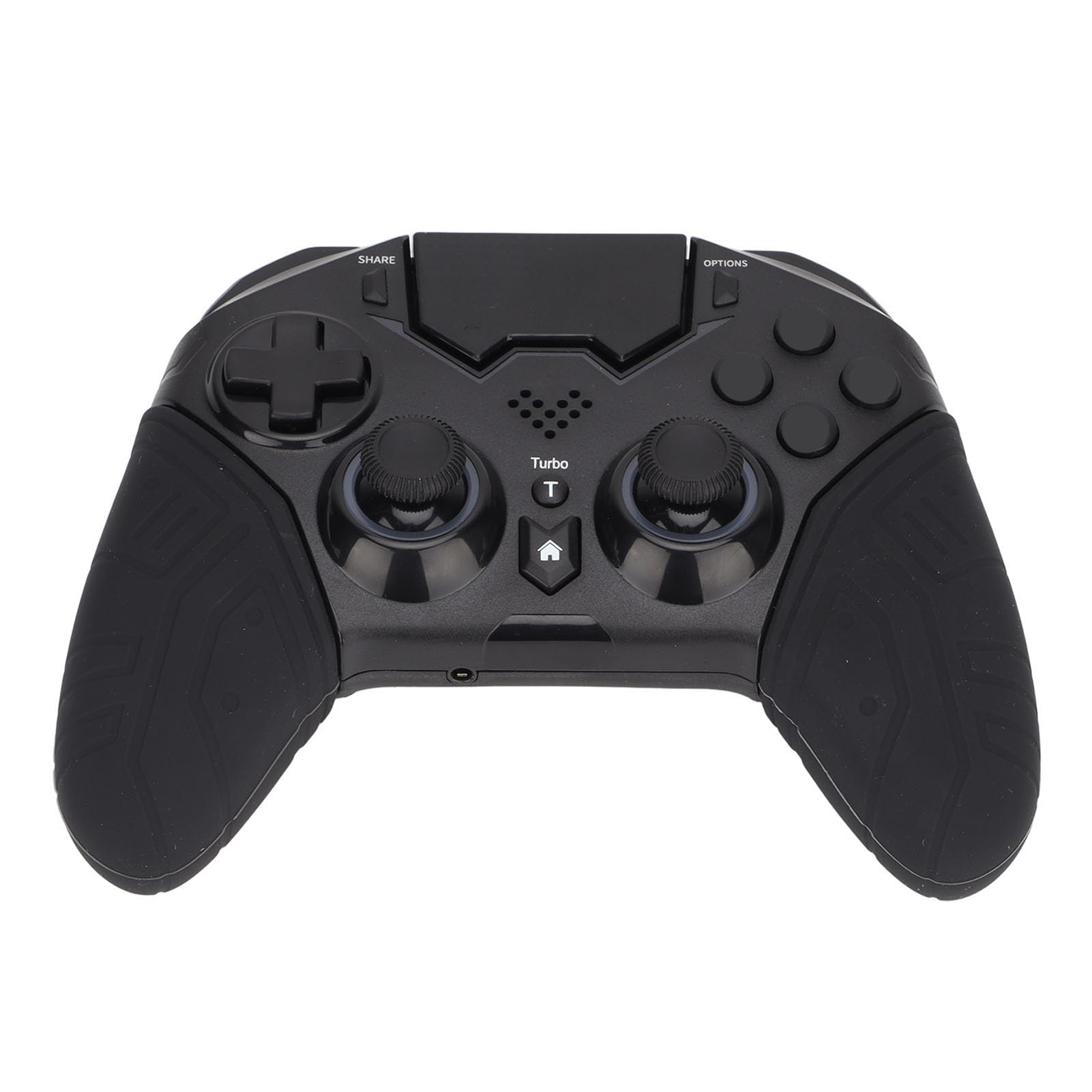 Wireless Game Controller with Silicone Grip, Macro Light & Gyroscope Sensor - Compatible with PS3, PC & iOS - Perfect for Gaming, Streaming & Esports Tournaments