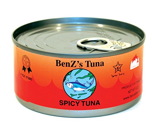 Premium Spicy Tuna in Easy-Open Pull-Top Cans - 6 oz Kosher Certified (48-Pack) - Perfect for Sandwiches, Salads & On-the-Go Snacks