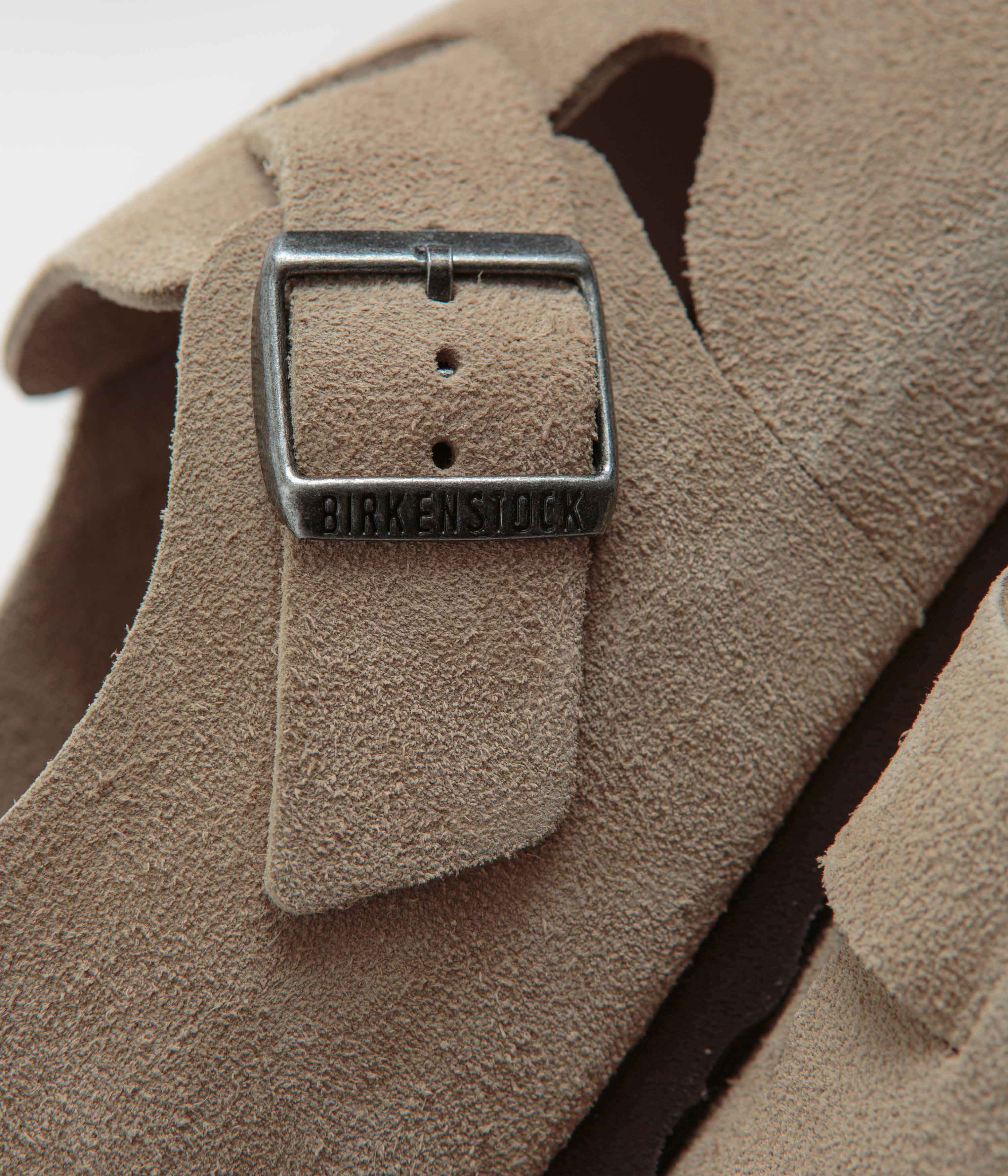 Birkenstock London Comfortable Leather Shoes for Men & Women - Taupe Suede - Perfect for Walking, Travel & Casual Wear
