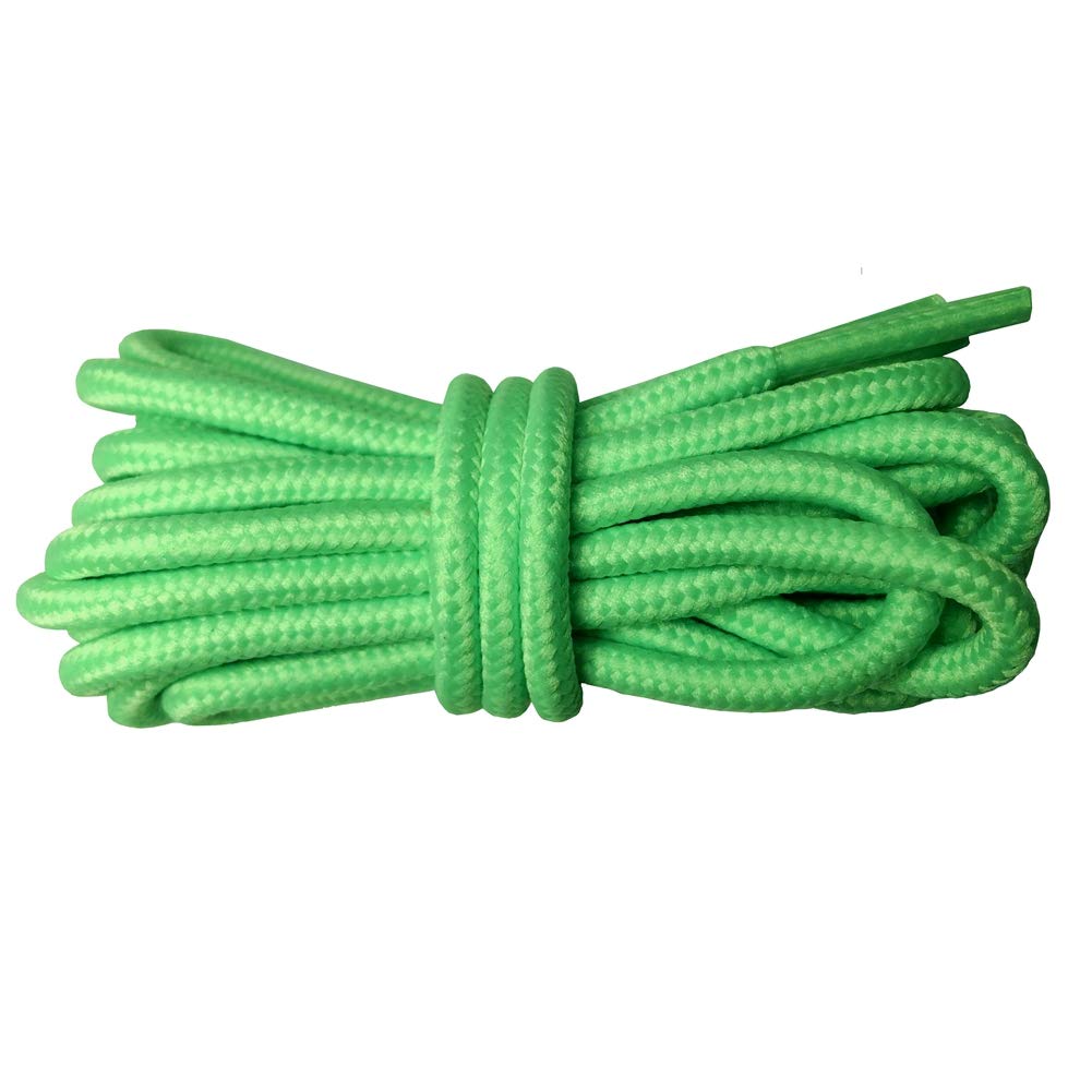 Premium Round Cotton Shoelaces for Boots, Sneakers & Athletic Shoes - 47-71 Inch (120-180cm) - Durable & Stylish Laces for Running, Hiking & Everyday Wear