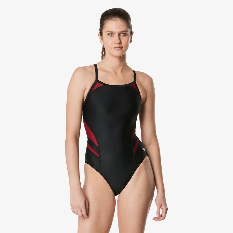Speedo Tone Setter Splice Flyback Competition Swimwear - High-Performance Training & Racing Suit for Men & Women - Perfect for Pool, Open Water & Triathlon Events