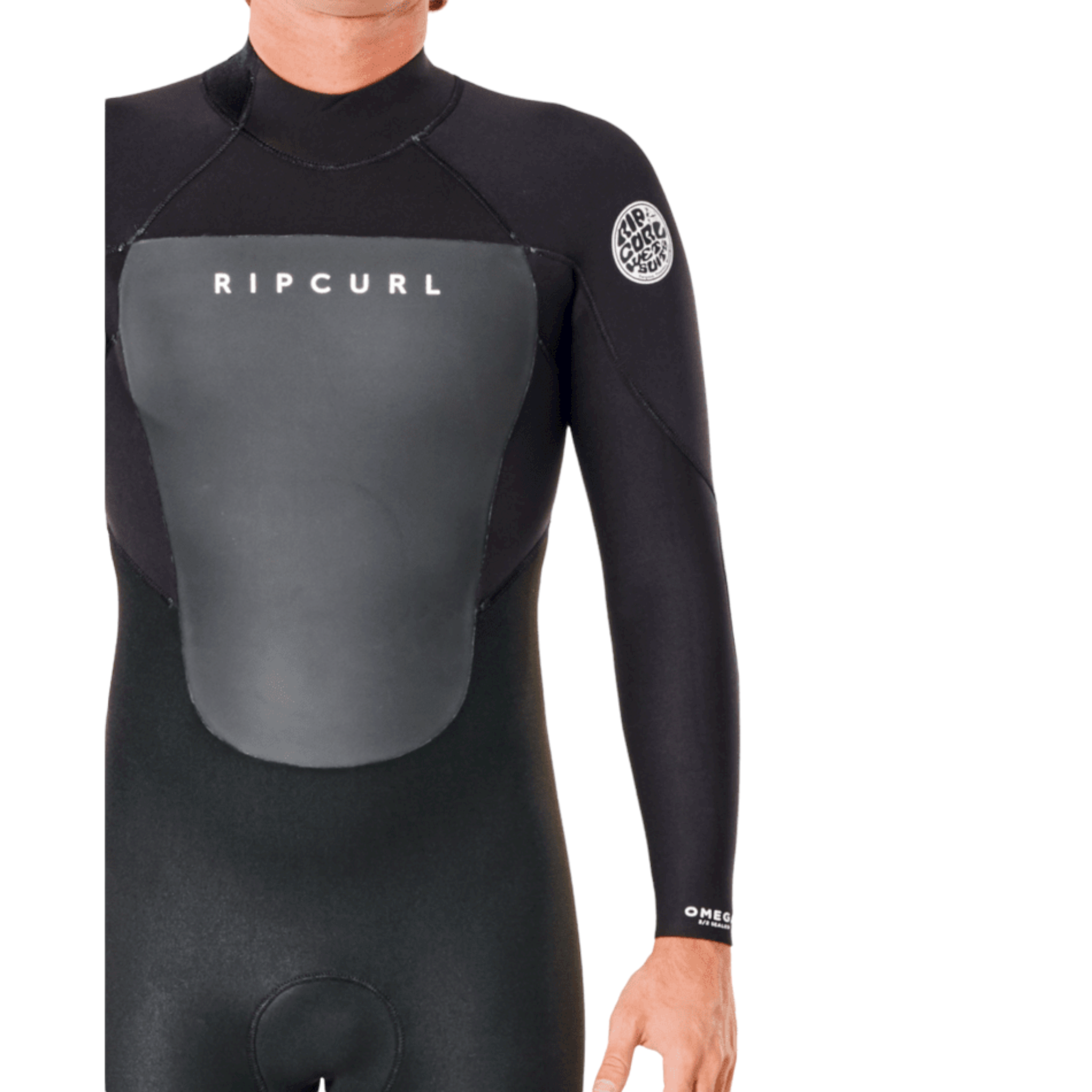 Rip Curl OMEGA 4/3 Back Zip Steamer Wetsuit for Men & Women - Premium Neoprene Full Body Surfing Suit with Thermal Protection - Perfect for Cold Water Surfing, Diving & Water Sports