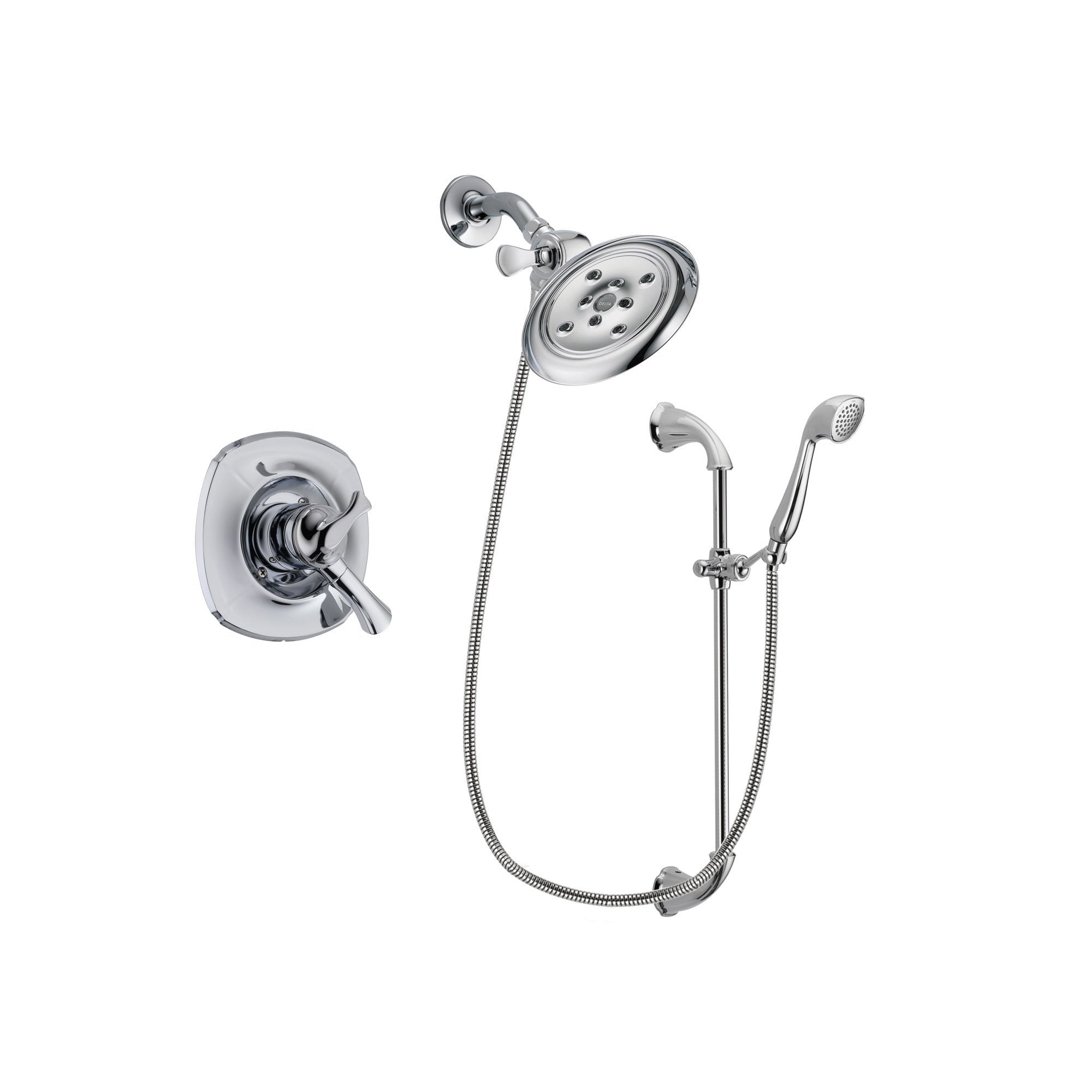 Delta Addison Chrome 3-Function Shower Faucet System with Rainfall Showerhead & Hand Shower - DSP0930V - Perfect for Bathroom Remodeling & Luxury Spa Experience