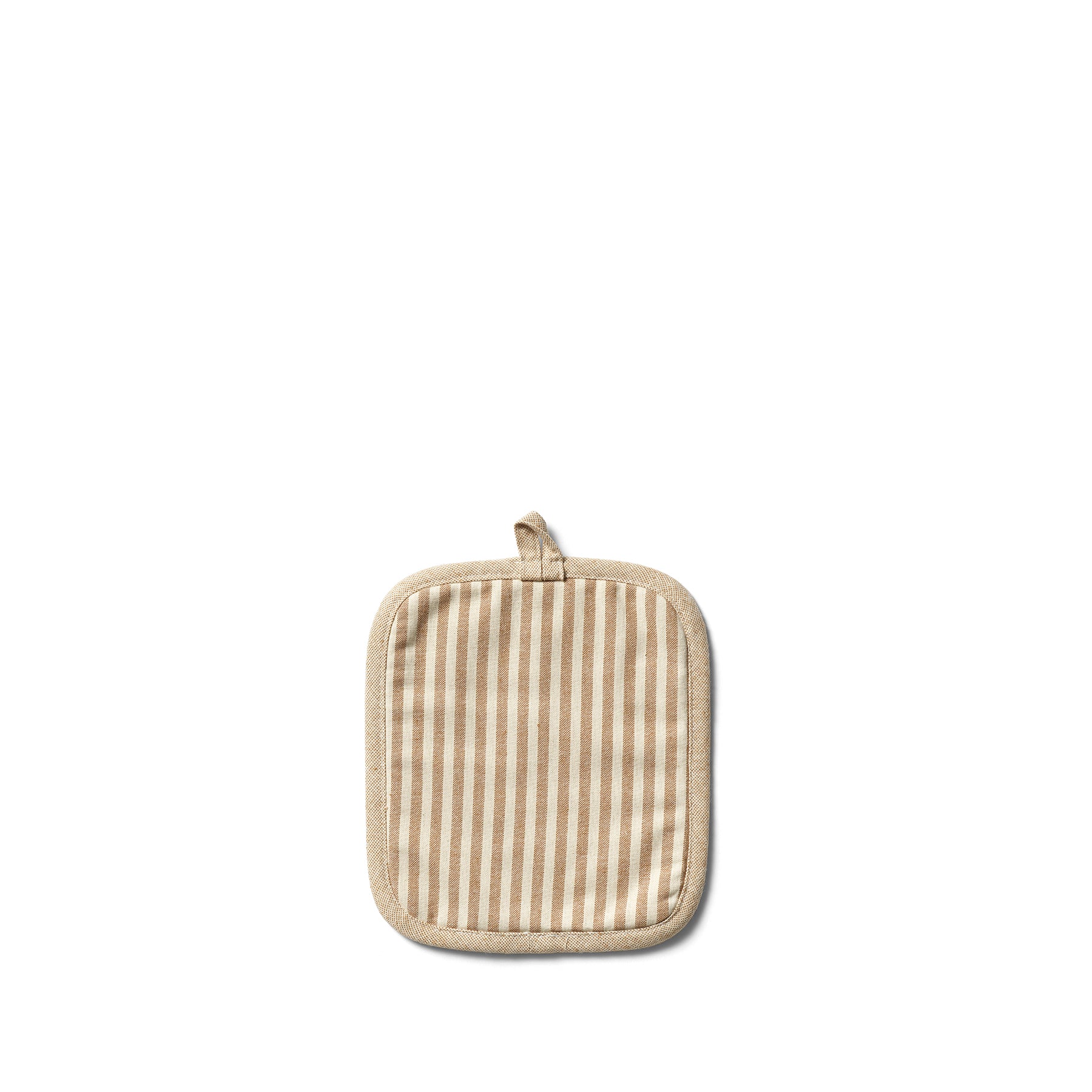 Organic Cotton Ticking Stripe Potholder Set of 2 - Heat Resistant Kitchen Oven Mitts - Perfect for Baking, Cooking & Grilling - Eco-Friendly Home Kitchen Accessories