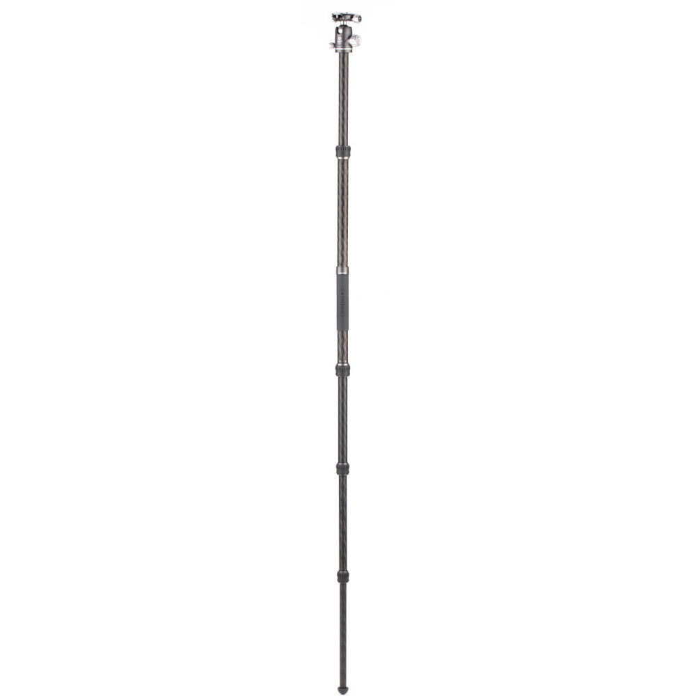 Benro BAT Carbon Fiber Travel Tripod & Monopod with VX25 Ball Head - 4-Section Twist Lock Legs, Lightweight for Photography - Perfect for Hiking, Travel & Outdoor Shooting