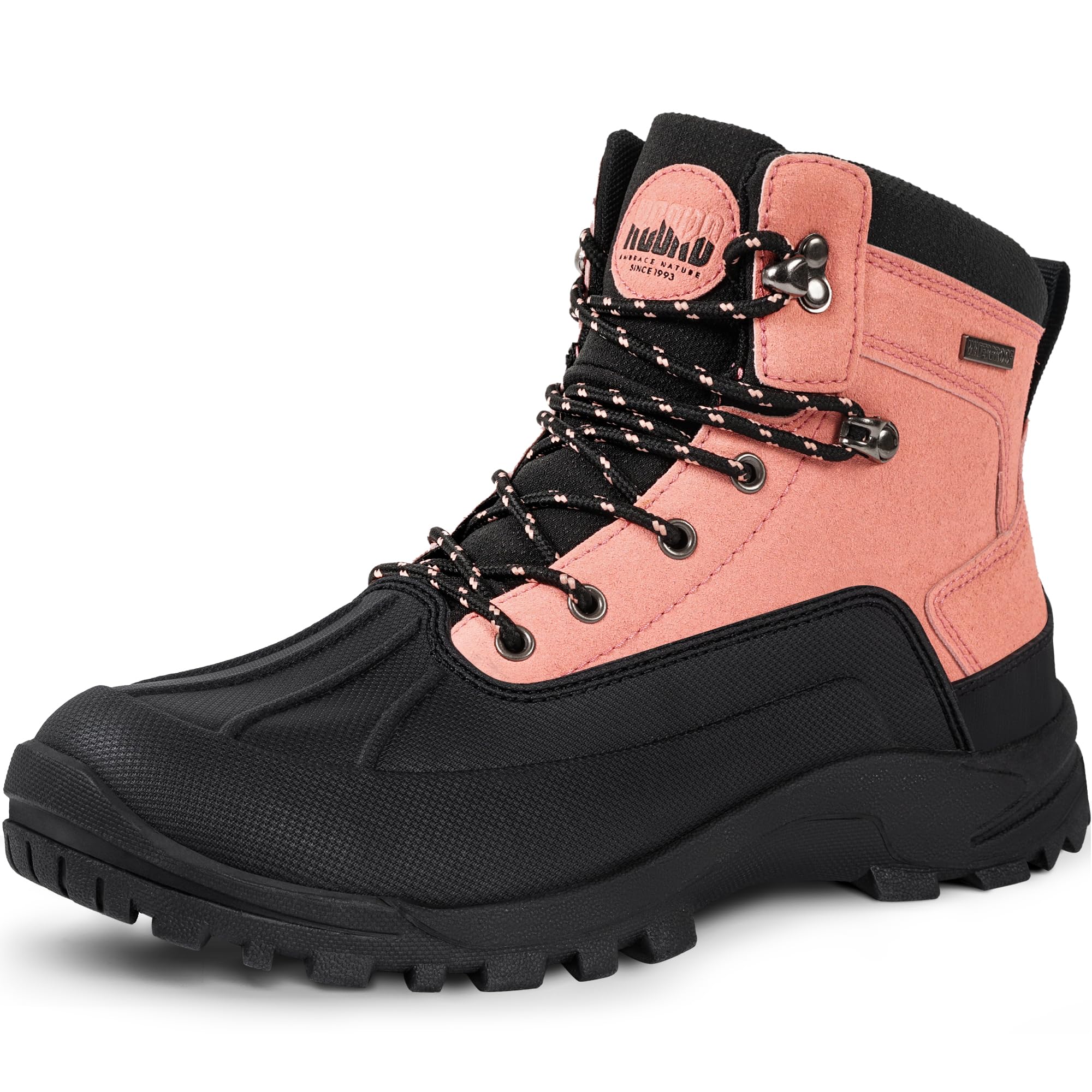 Women's Waterproof Hiking Boots - Lightweight Ankle Support Trail Shoes for Backpacking | Non-Slip Breathable Outdoor Boots for Hiking, Camping & Mountain Adventures