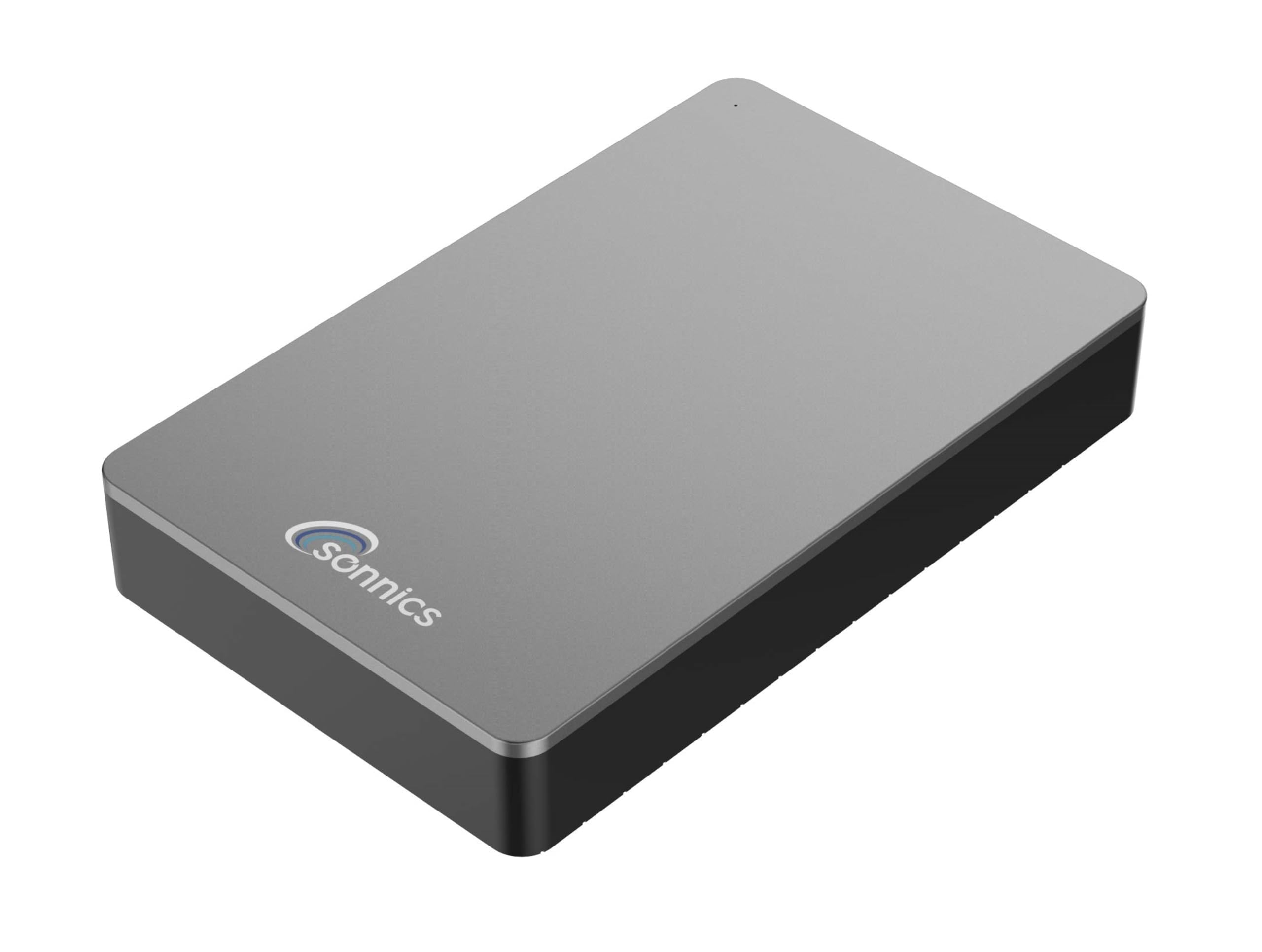 Sonnics 3TB Portable External Hard Drive USB 3.0 - High Speed HDD Storage for PC, Mac, Xbox One, PS4 (Grey) - Perfect for Gaming, Backup & File Storage