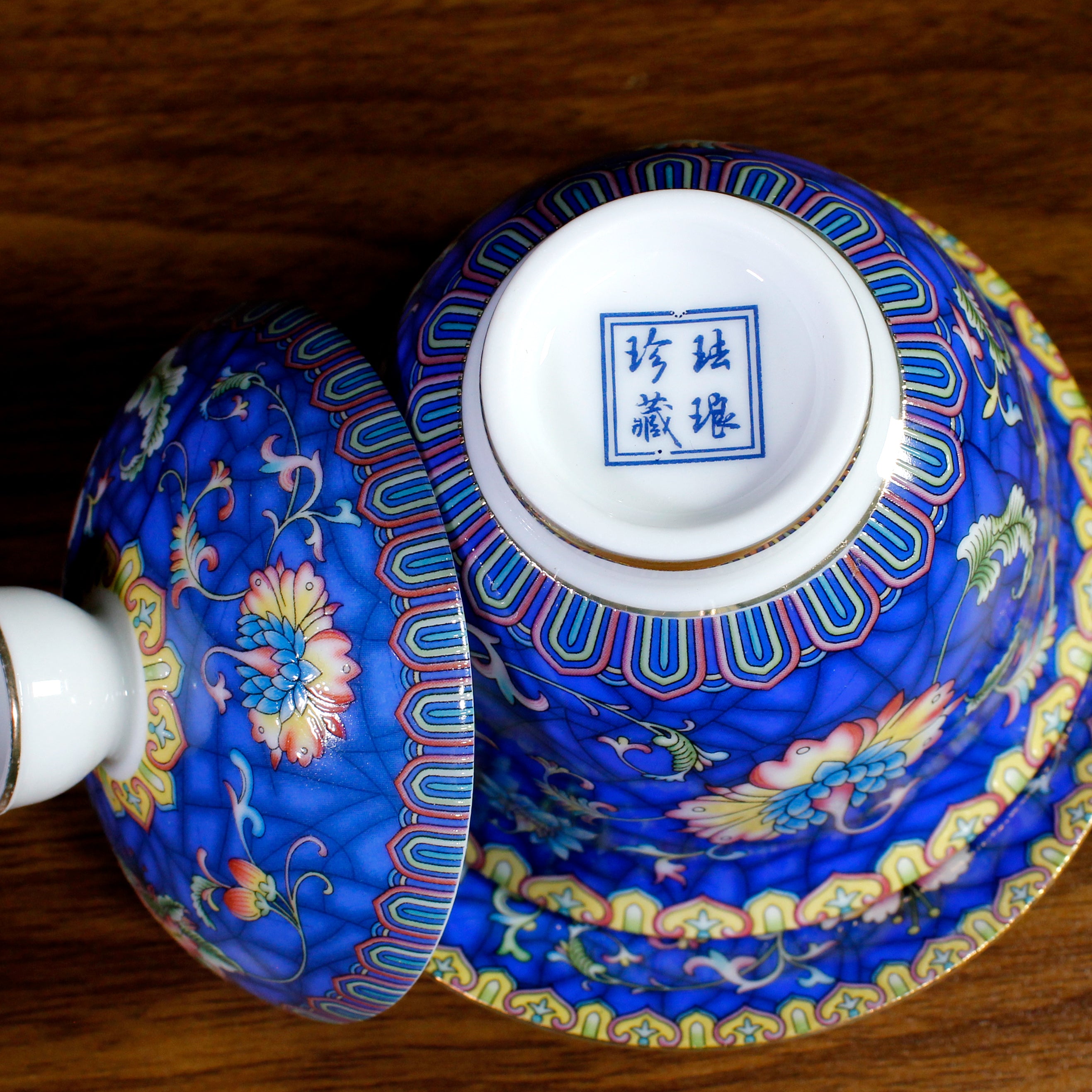 Premium 5 oz Lotus Gaiwan Ceramic Teapot - Traditional Chinese Tea Set for Gongfu Brewing, Perfect for Home, Office & Tea Ceremonies