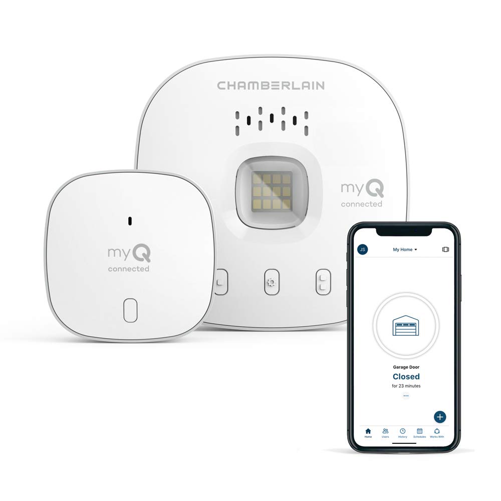Chamberlain MYQ-G0401 Smart Garage Hub & Controller + Wyze Cam v3 with Color Night Vision - 1080p HD Wired Security Camera for Home Monitoring & Smart Garage Automation | Secure Your Home & Control Garage Remotely | Perfect for Smart Homes & Property Protection