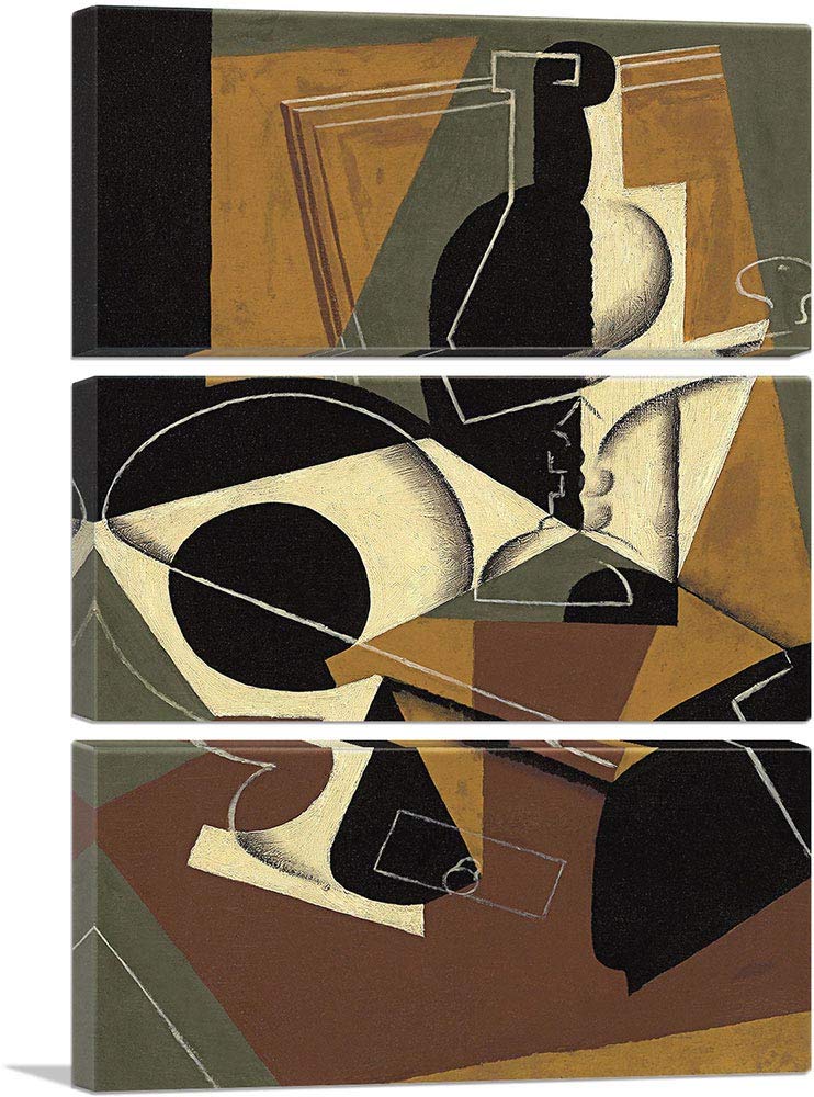 Juan Gris 1917 Framed Canvas Art Print Set - 60