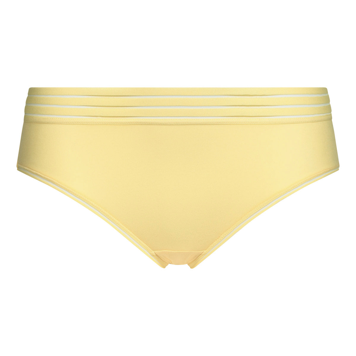 Oh My Dim's Soft Yellow Microfiber Seamless Women's Culotte - Comfortable & Invisible Underwear for Everyday Wear, Yoga & Workout