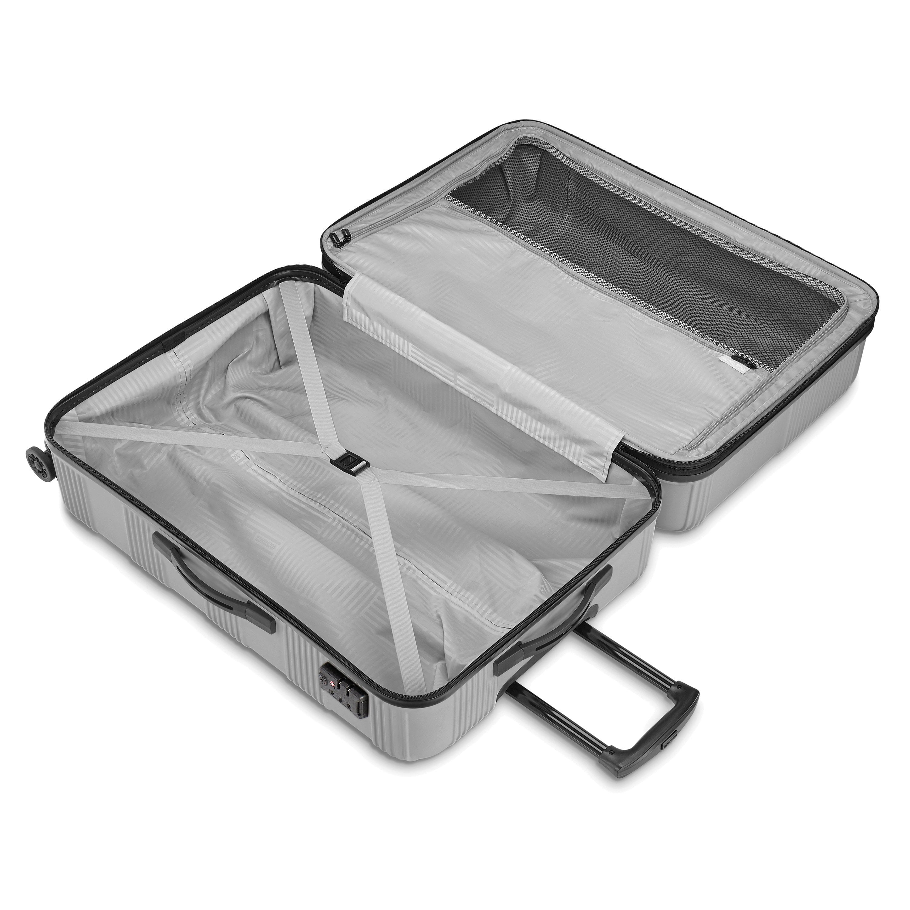 American Tourister Unify Spinner Medium Expandable Luggage - 28 Inch Lightweight Suitcase with 4 Wheels for Smooth Rolling, Perfect for International Travel & Business Trips