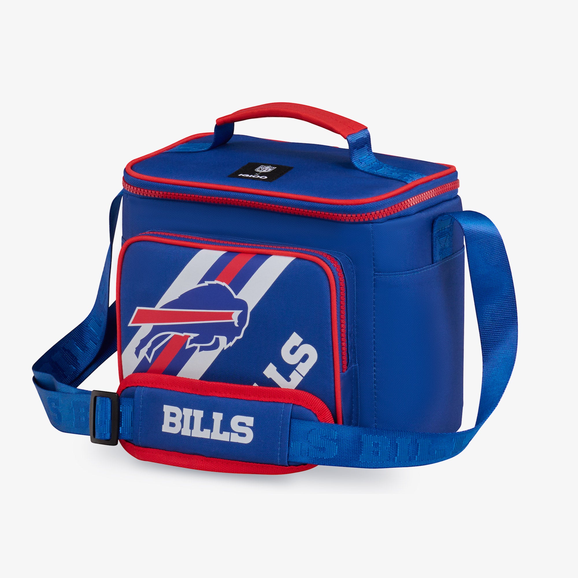 Buffalo Bills Insulated Lunch Cooler Bag - NFL Team Logo Lunch Box for Work, School & Picnics - Keep Food Fresh & Cold All Day