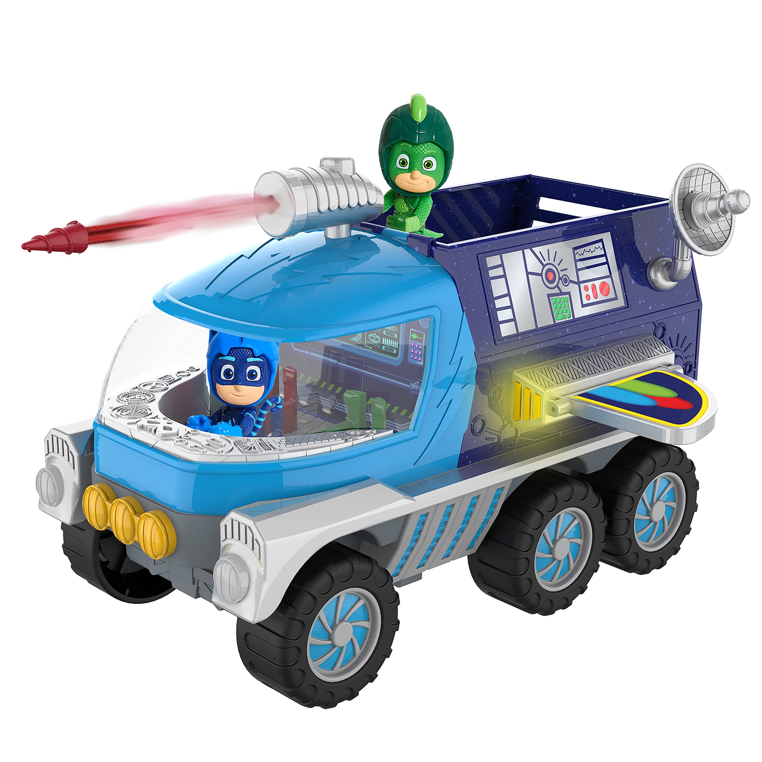 PJ Masks Super Moon Adventure Mega Rover - Interactive Kids Toy for Ages 3+ | Just Play | Superhero Role Play & Adventure Gift for Boys & Girls | Perfect for Birthday Parties & Pretend Play