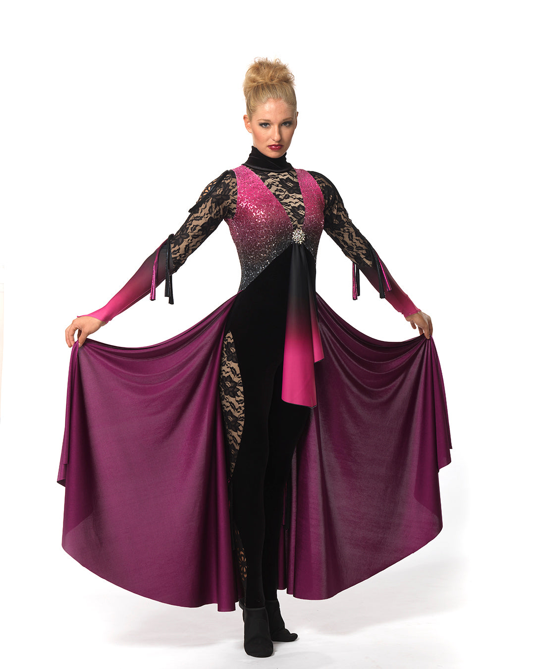 Premium Color Guard Uniform - High-Quality Performance Costume for Marching Band & Dance Team - Perfect for Competitions, Parades & School Events