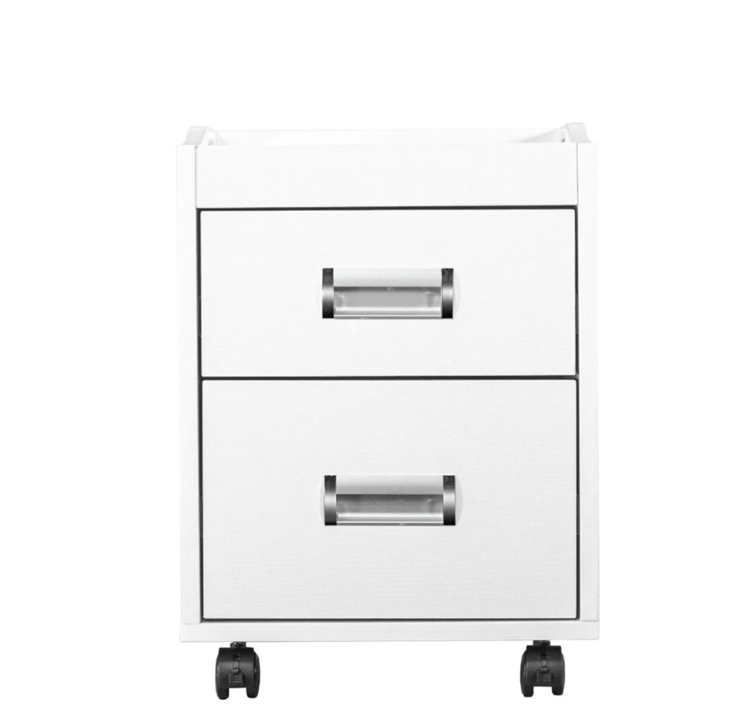 Alera Pedi Trolley - Lightweight Rolling Cart with Wheels for Salon, Spa & Home Use | Portable Beauty Tool Organizer for Nail Technicians & Estheticians