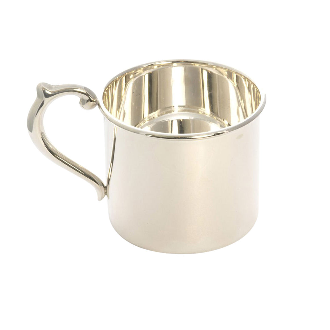Sterling Silver Traditional Baby Cup - Engraved Christening Gift for Newborns, Baptism, First Birthday - Perfect for Baby Showers, Keepsakes & Special Occasions