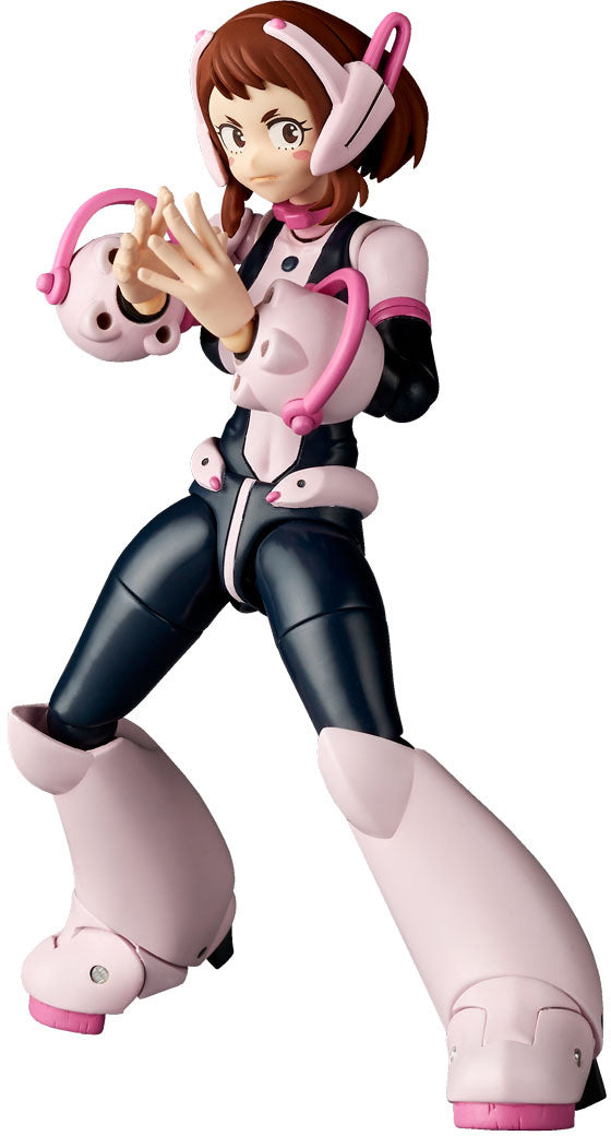 Amazing Yamaguchi Revoltech Action Figure - My Hero Academia Ochaco Uraraka NR048 - Collectible Anime Figure for Display & Play