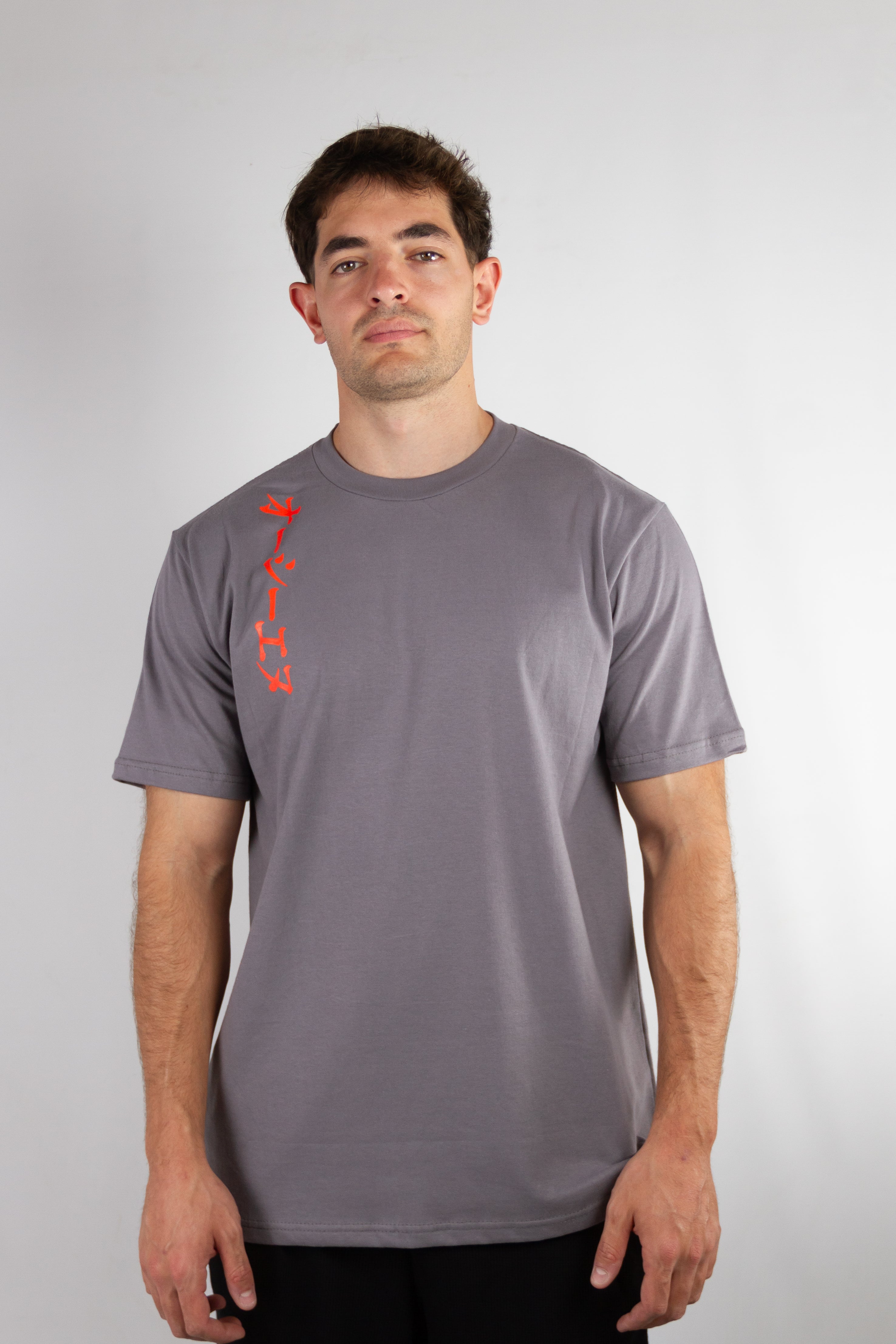 Original Ocn Grey T-Shirt for Men - Soft Cotton Casual Tee for Everyday Wear, Gym, and Outings