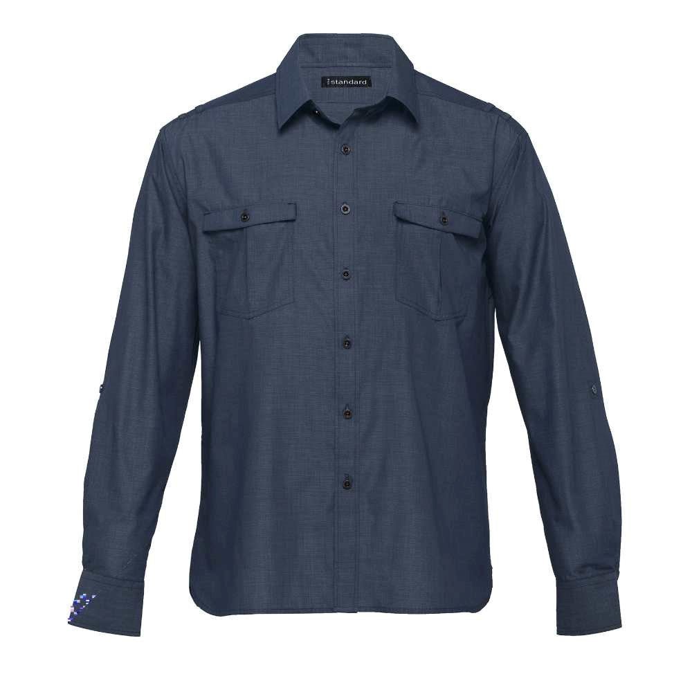 The Grange Shirt for Men - Premium Cotton Casual Button-Down Shirt for Work, Date Night & Outdoor Activities