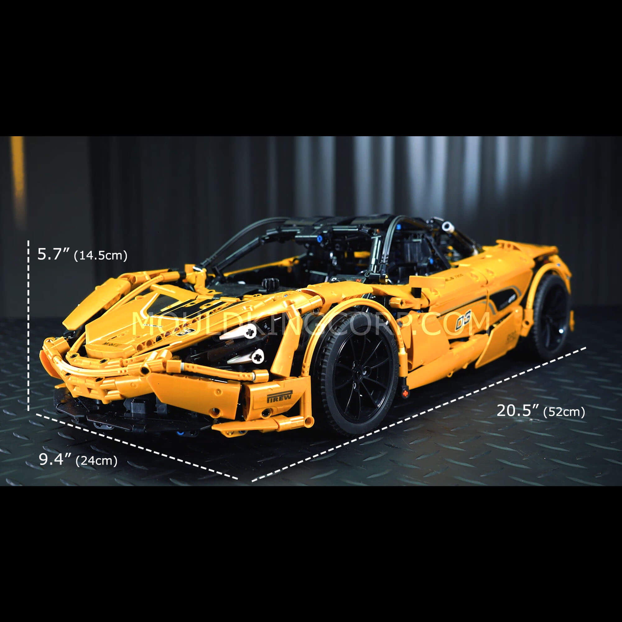 Mould King 13145S 720S Spider Sports Car Remote Control Building Blocks Set - 3149 PCS Technic Model Kit for Adults & Teens | STEM Educational Toy for Car Lovers | Perfect for Birthday Gifts & Home Decoration
