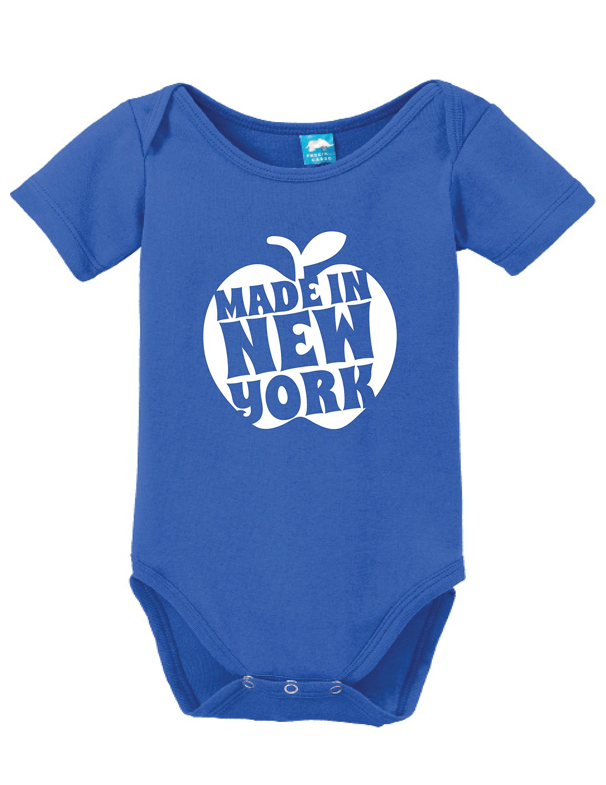 New York Made Apple Print Baby Romper - Soft & Comfortable Outfit for Infants, Perfect for Playtime, Photos & Everyday Wear
