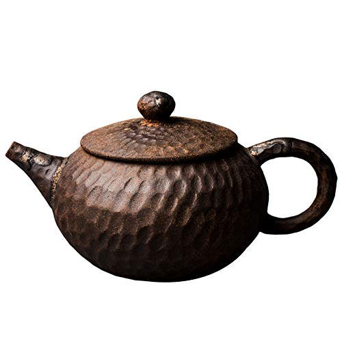 JHSHENGSHI Handmade Ceramic Teapot Set - Porcelain Bamboo-Shaped Pu'er Tea Pot with Stoneware Girders, Creative Tea Accessories for Home, Office & Gift Giving | Perfect for Chinese Tea Ceremony, Afternoon Tea & Relaxation
