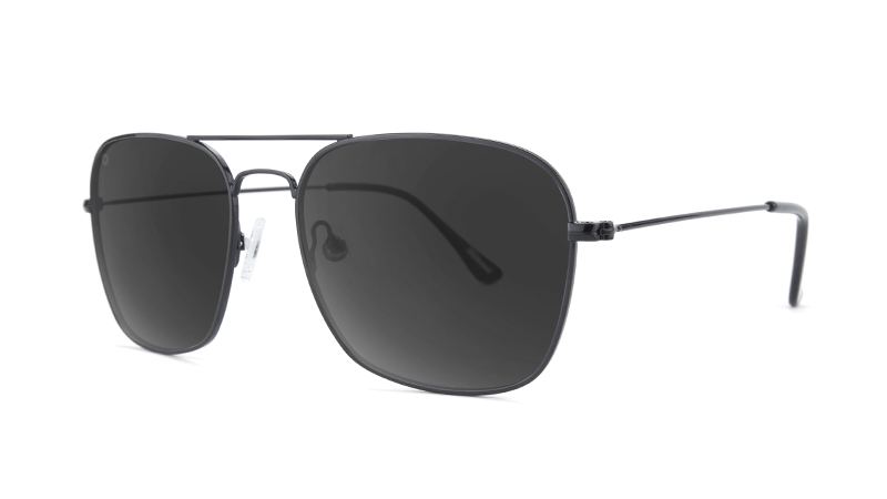 Mount Evans Sunglasses - Polarized Black/Smoke Lens for UV Protection & Outdoor Activities - Perfect for Driving, Hiking, and Beach Vacations