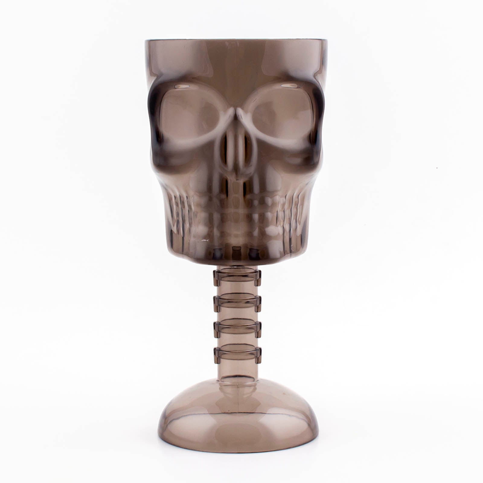 BarConic® 12 oz Plastic Skull Cup with Stem - Perfect for Halloween Parties, Themed Events & Smoking Accessories