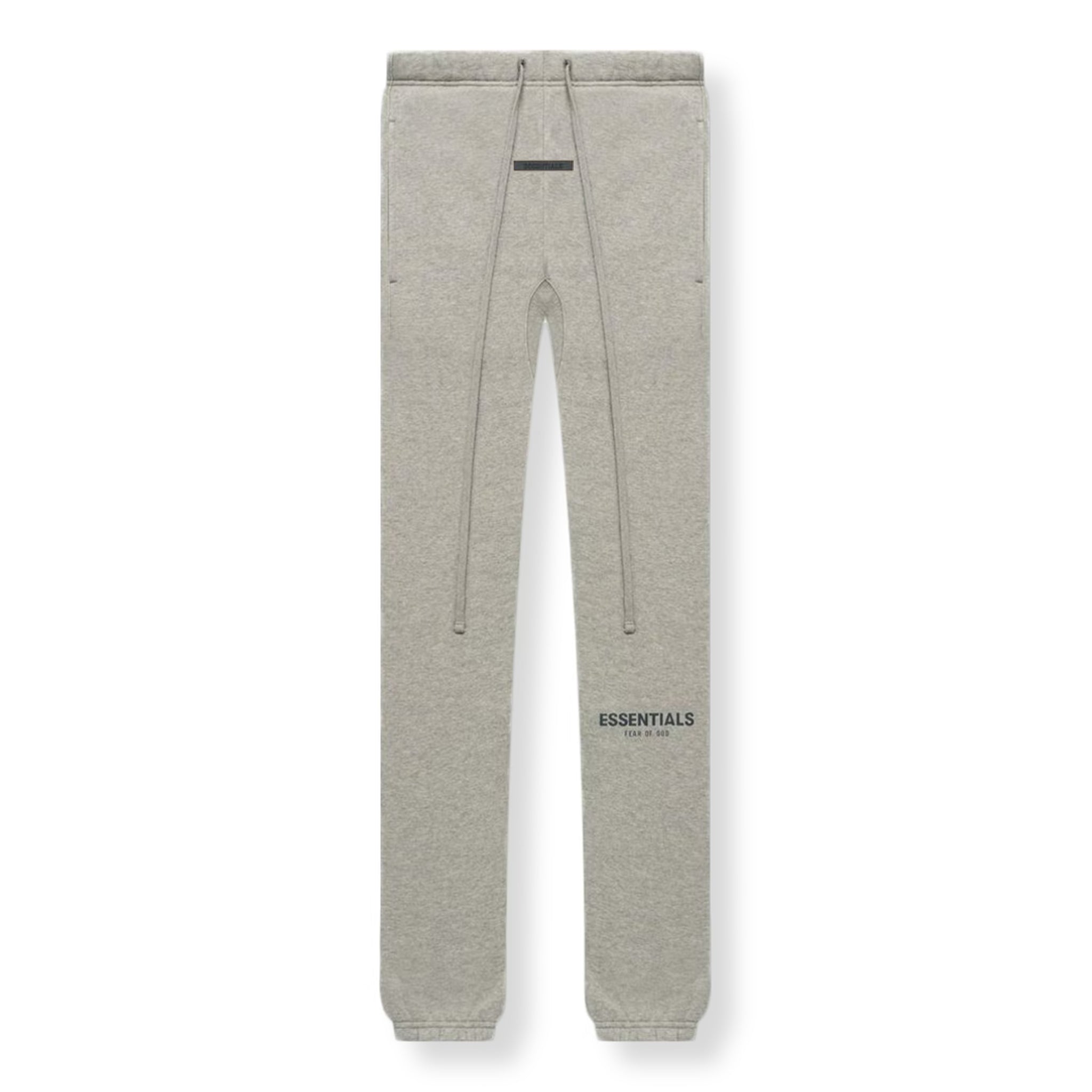 Fear Of God Essentials Core Collection Dark Heather Oatmeal Sweatpants for Men - Comfortable Lounge Pants for Casual Wear, Gym, and Home Relaxation