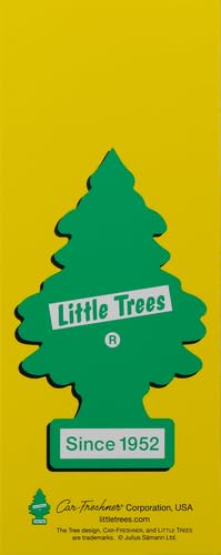 LITTLE TREES Car Air Freshener - 2 Pack Hanging Paper Tree for Home & Car | New Car Scent | Eliminate Odors in Vehicles, Offices & Small Spaces