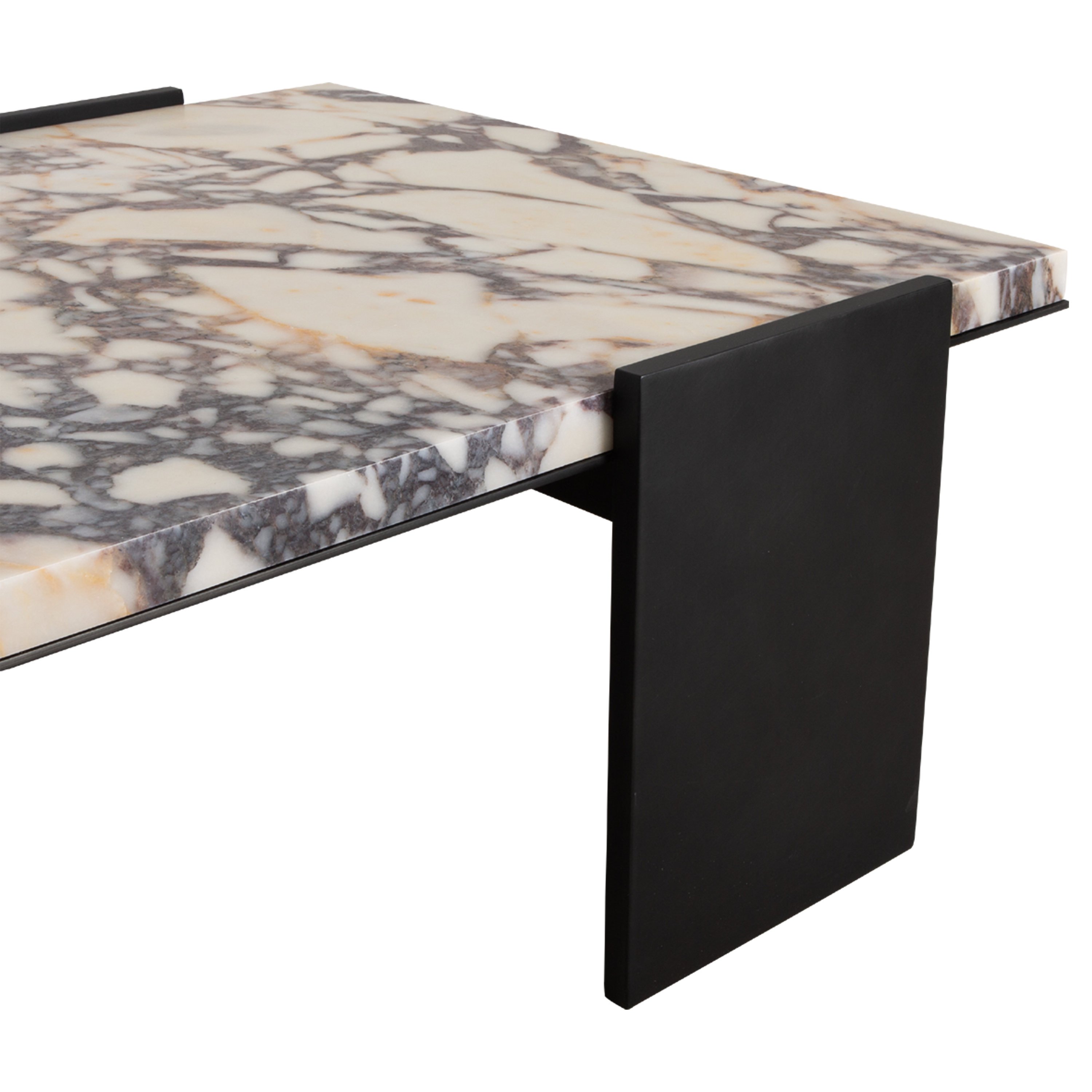 Modern Glass Beam Coffee Table - Mid-Century Style Living Room Center Table for Small Spaces - Perfect for Apartments, Condos & Cozy Homes