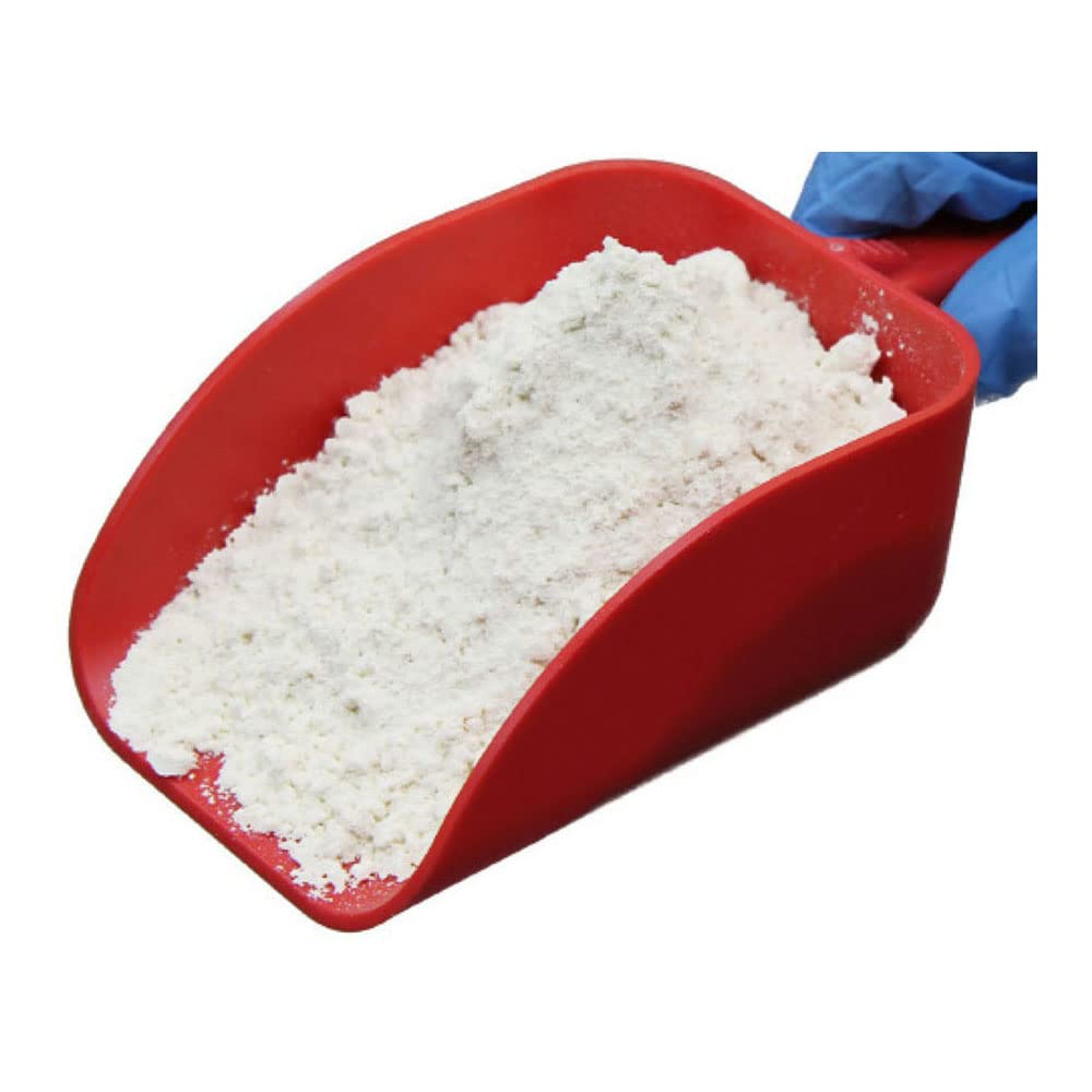 SteriWare 8045R-60 Disposable Red PharmaScoop, 60ml Non-Sterile Plastic Measuring Spoon - Pack of 100 Individually Bagged - Perfect for Pharmacy, Lab, Medical & Veterinary Use