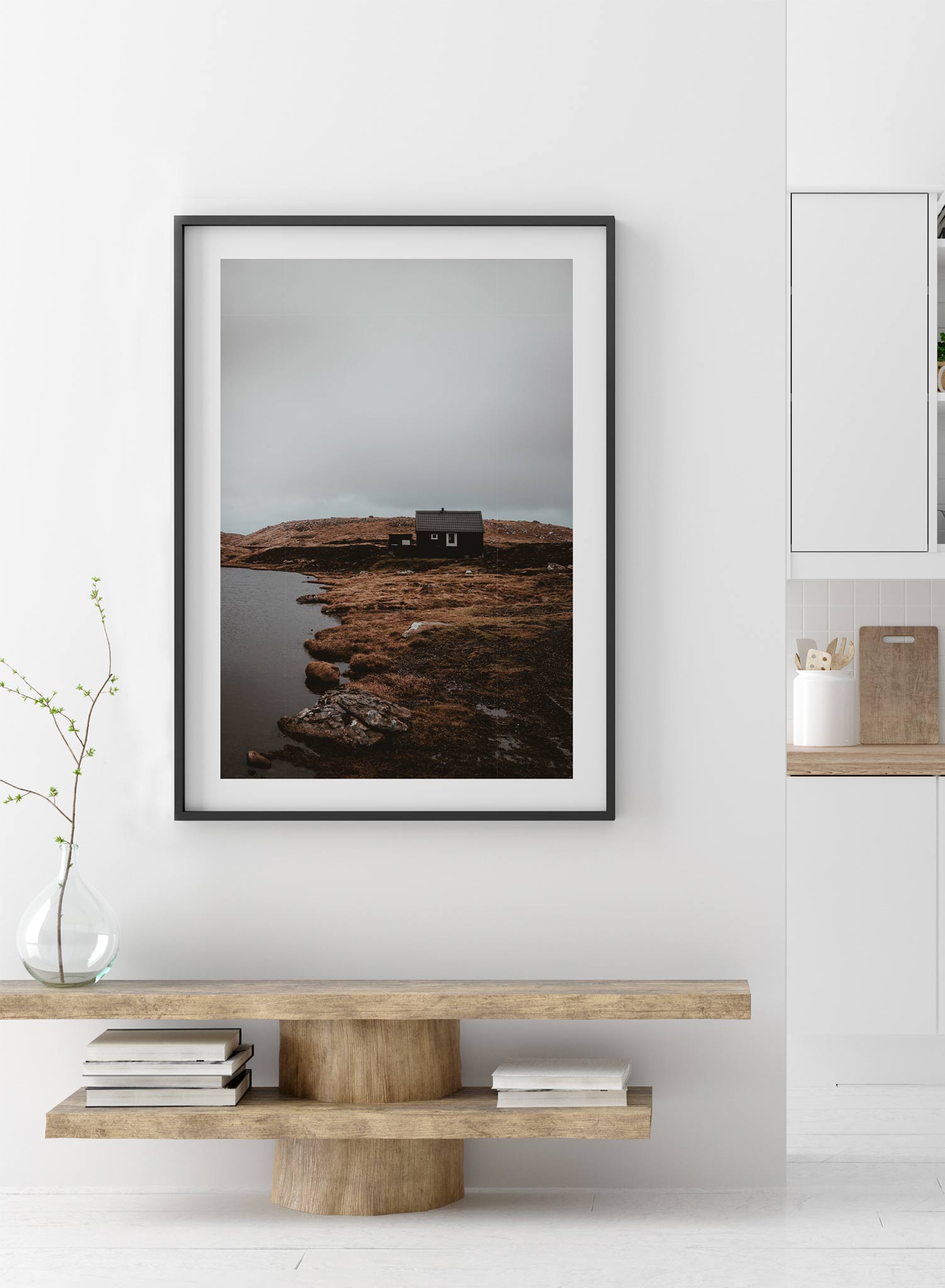 Lakeside View Poster - Stunning Nature Wall Art for Home & Office Decor - Perfect for Living Room, Bedroom, or Office Wall