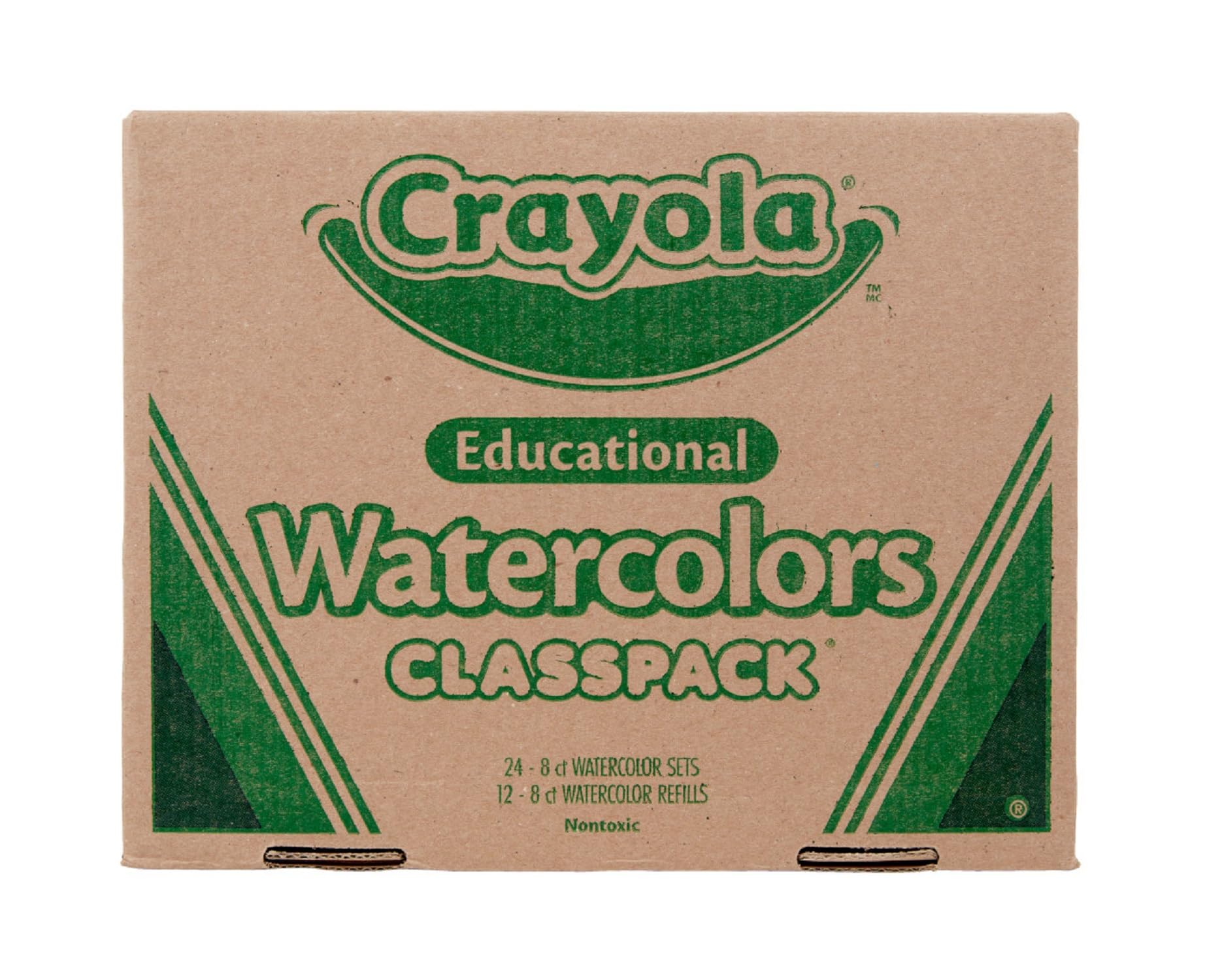 Crayola Watercolor Classpack - Bulk Paint Set for Kids with 24 Trays & 12 Refills | Non-Toxic School Art Supplies for Classroom, Homeschool & Creative Projects