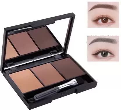 Travel-Friendly Eyebrow Palette with Blendable Colors for Natural Makeup – Perfect for On-the-Go Touchups & Everyday Beauty Routine