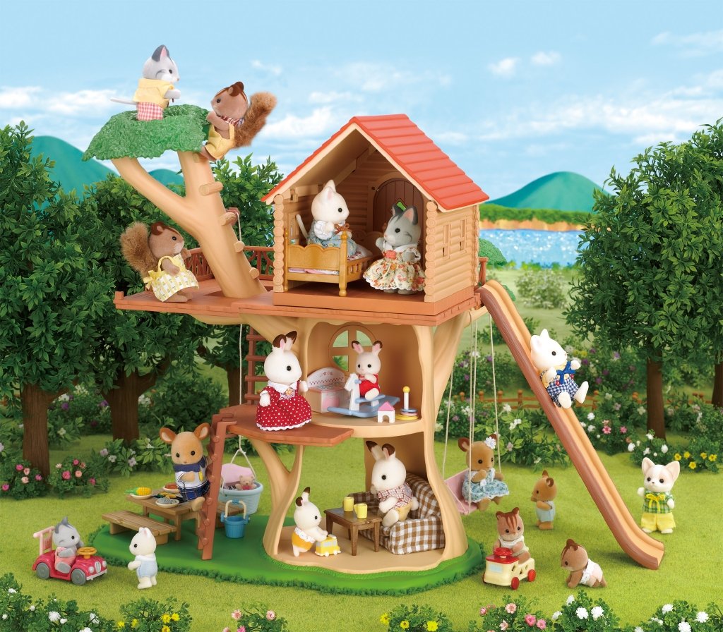 Silvania Family Trip Series KO-53 Tree House Playset - Perfect for Kids' Imaginative Play & Indoor/Outdoor Adventures