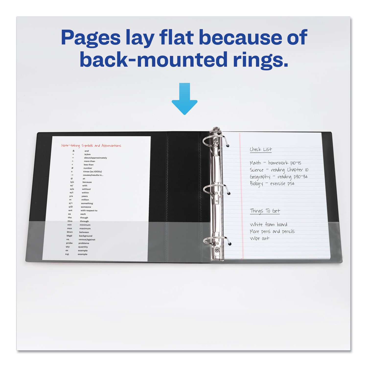 Avery® 3-Ring Durable Non-View Binder with DuraHinge Technology - 3