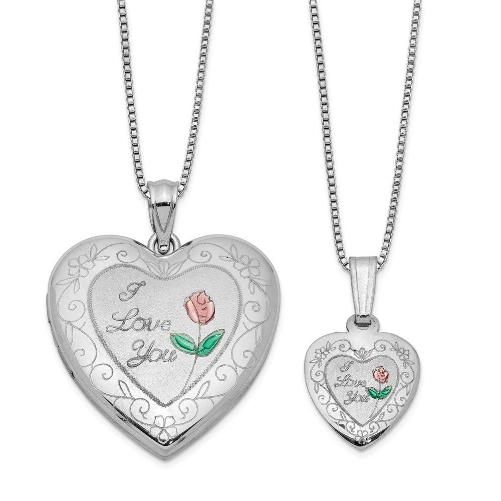 Sterling Silver Rose 