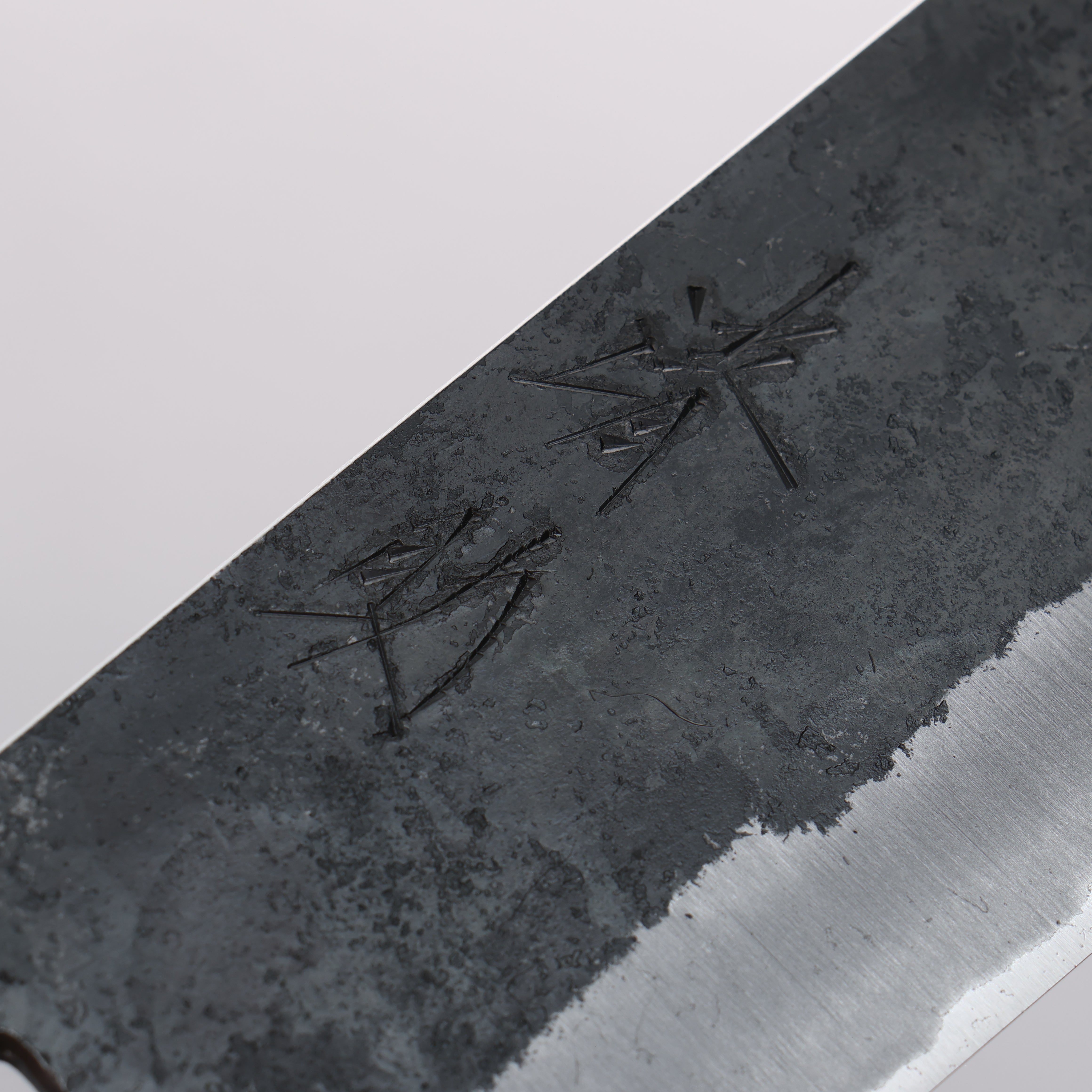 Seisuke Kurumi Blue Steel Kurouchi Usuba Knife 165mm - Walnut Handle with Double Red Pakka Wood - Perfect for Sushi, Vegetables & Precision Cutting