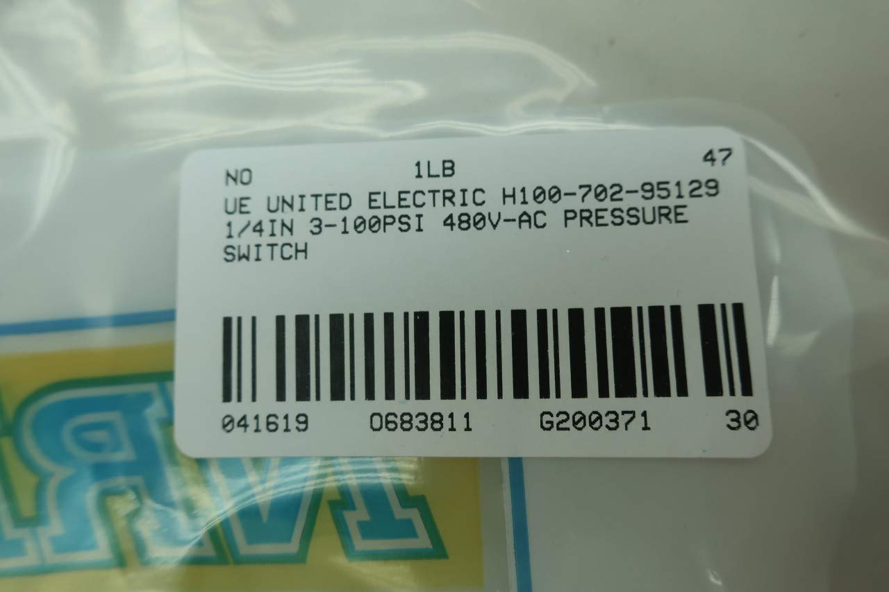 UE UNITED ELECTRIC H100-702-95129 1/4