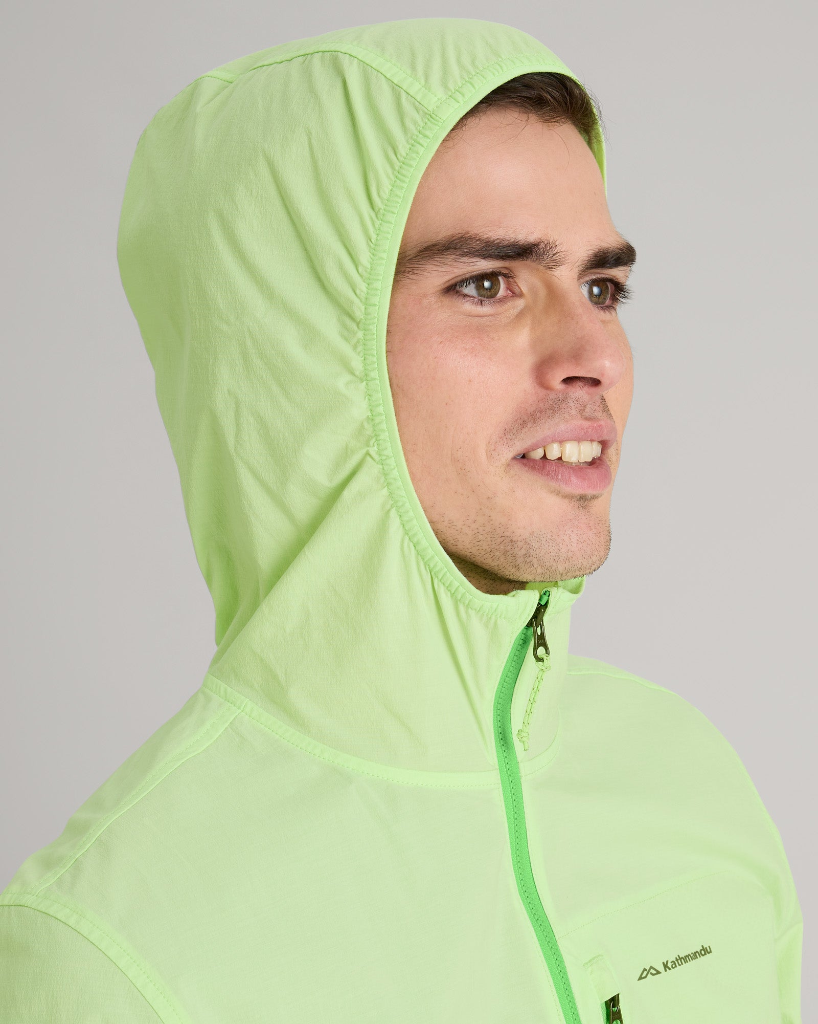 Men's Lightweight Stretch Windbreaker Jacket - Waterproof & Breathable for Outdoor Running, Hiking & Travel