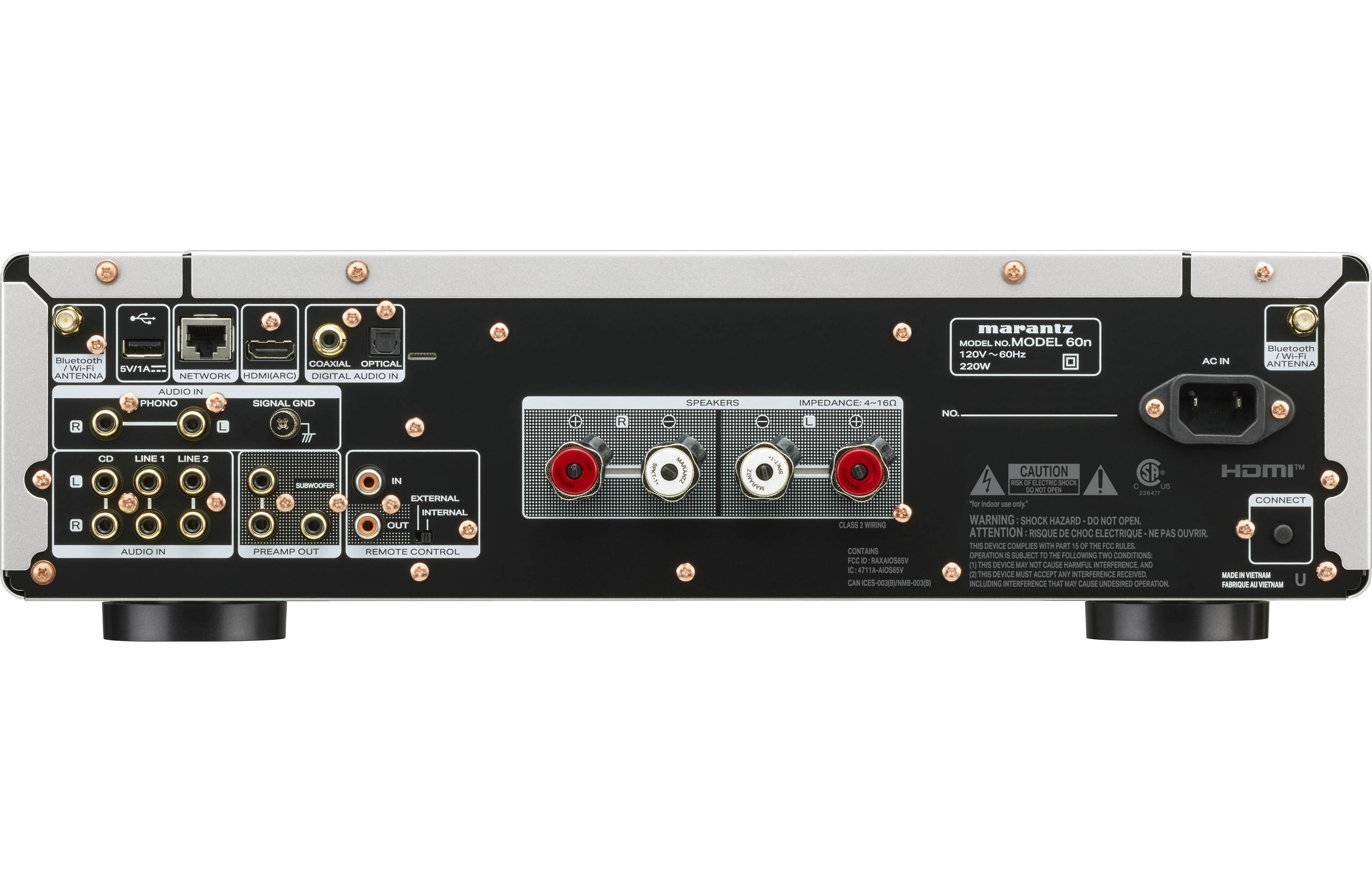 Marantz Model 60N Hi-Fi Network Integrated Amplifier with HEOS Built-in | Wireless Streaming, Home Theater & Audiophile Sound System | Perfect for Living Room, Studio & Music Enthusiasts