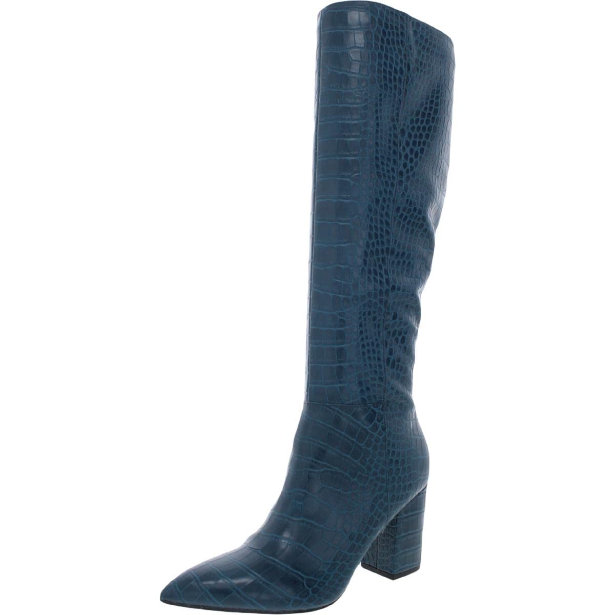 NINE WEST Women's Adaly Faux Leather Tall Knee-High Boots - Stylish & Comfortable Winter Fashion Boots for Women, Perfect for Office, Party & Casual Outfits