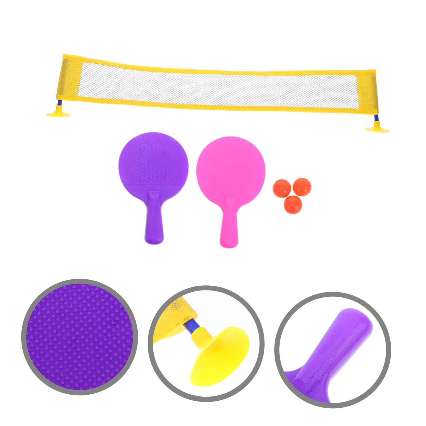 LIOOBO Mini Table Tennis Set - Portable Desktop Ping Pong Game for Kids & Adults - Perfect for Office, Home, and Indoor Fun