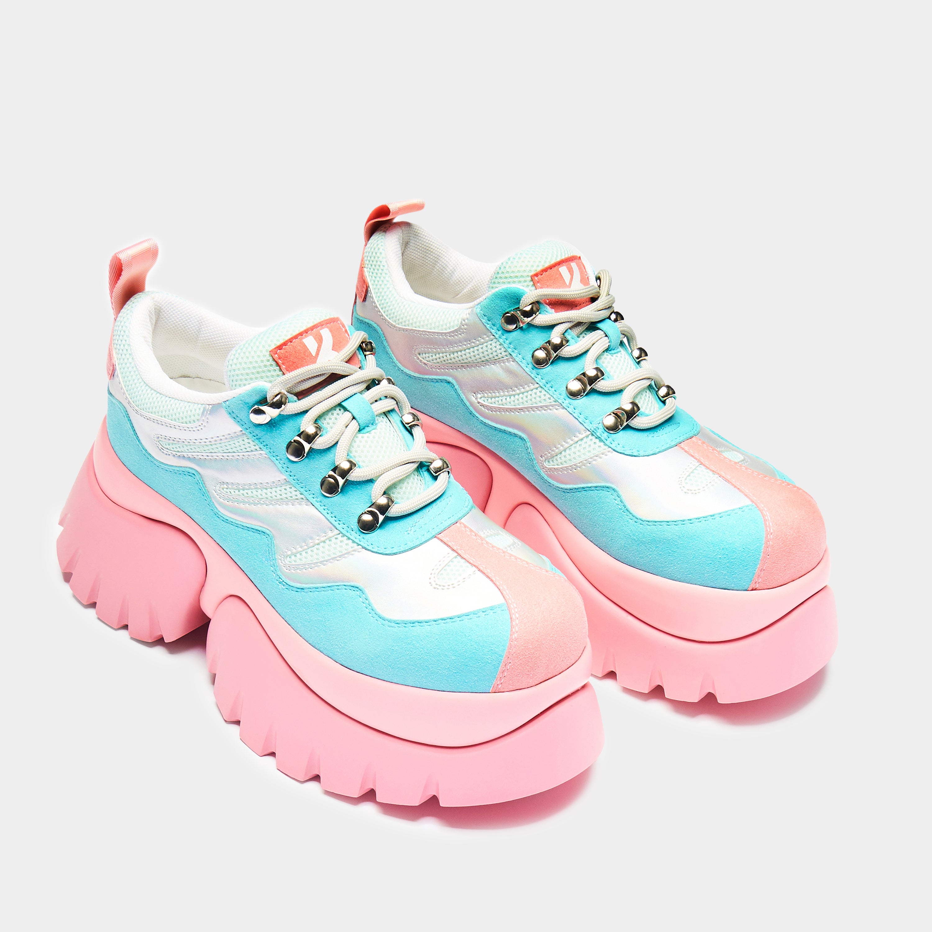 Infinity Zone Chunky Sneakers for Women - Trendy Pink Platform Shoes for Casual Wear, Street Style & Everyday Comfort